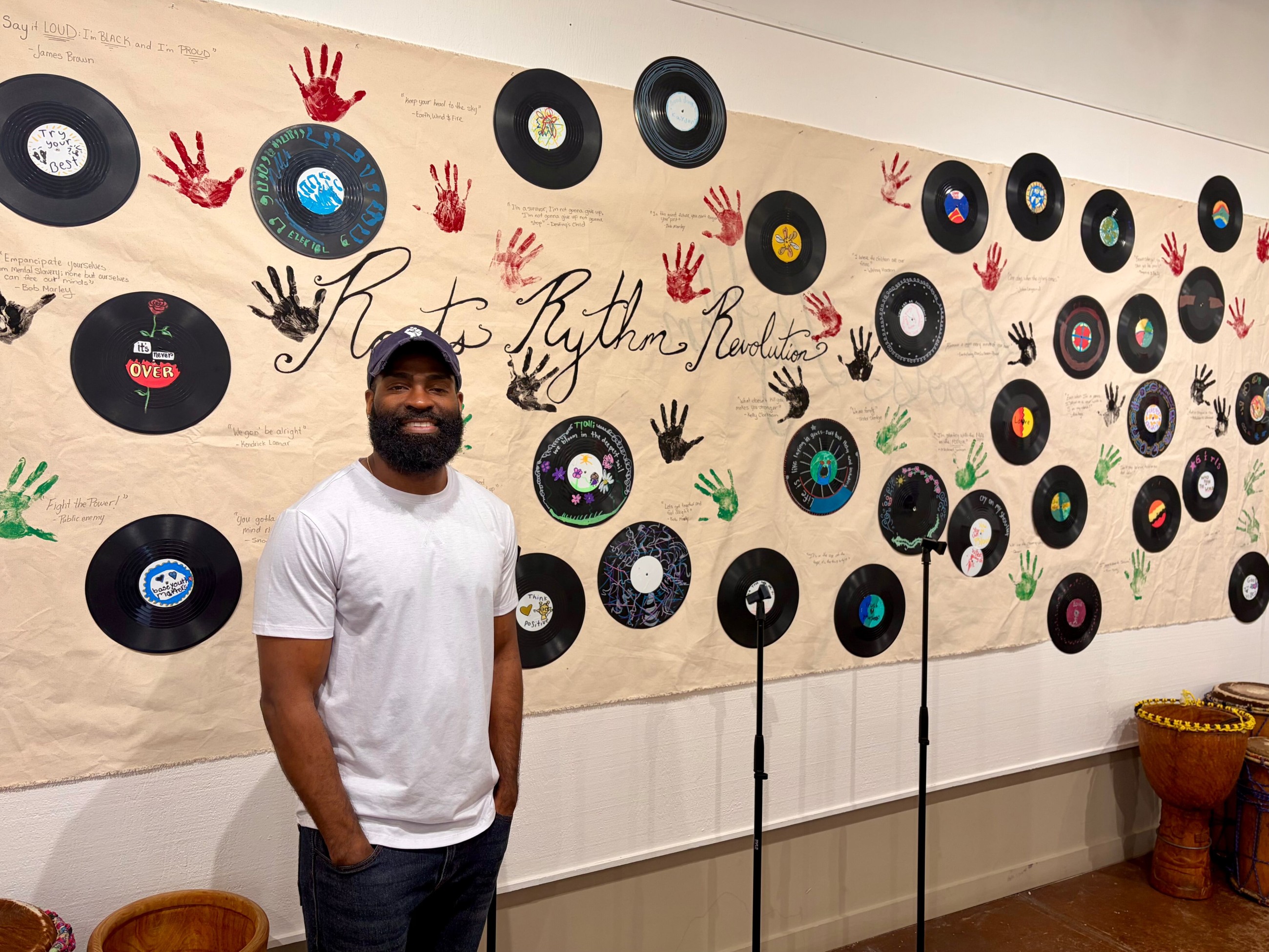 Oregon artists transform vinyl records into messages of Black resilience