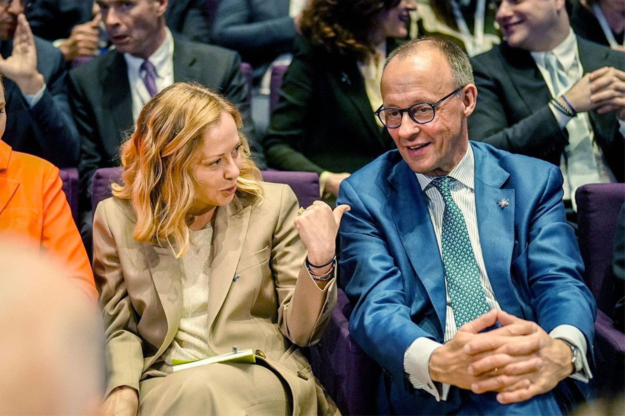 Giorgia Meloni and Friedrich Merz: EU's new power couple