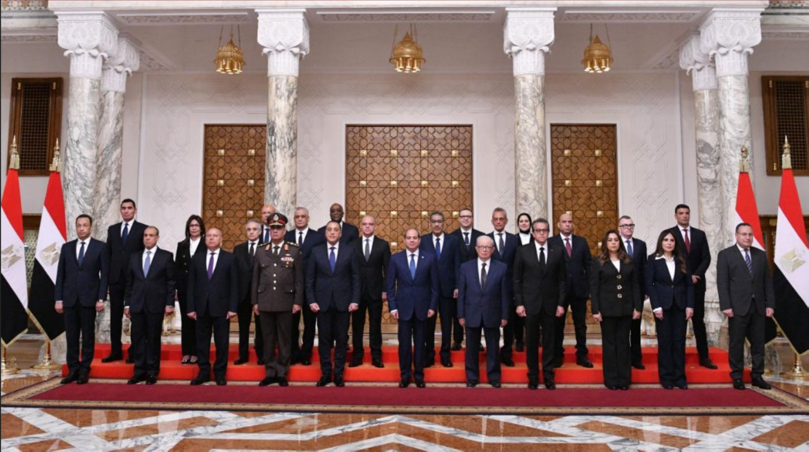 Egypt appoints a new defence minister and swears in its reshuffled Cabinet