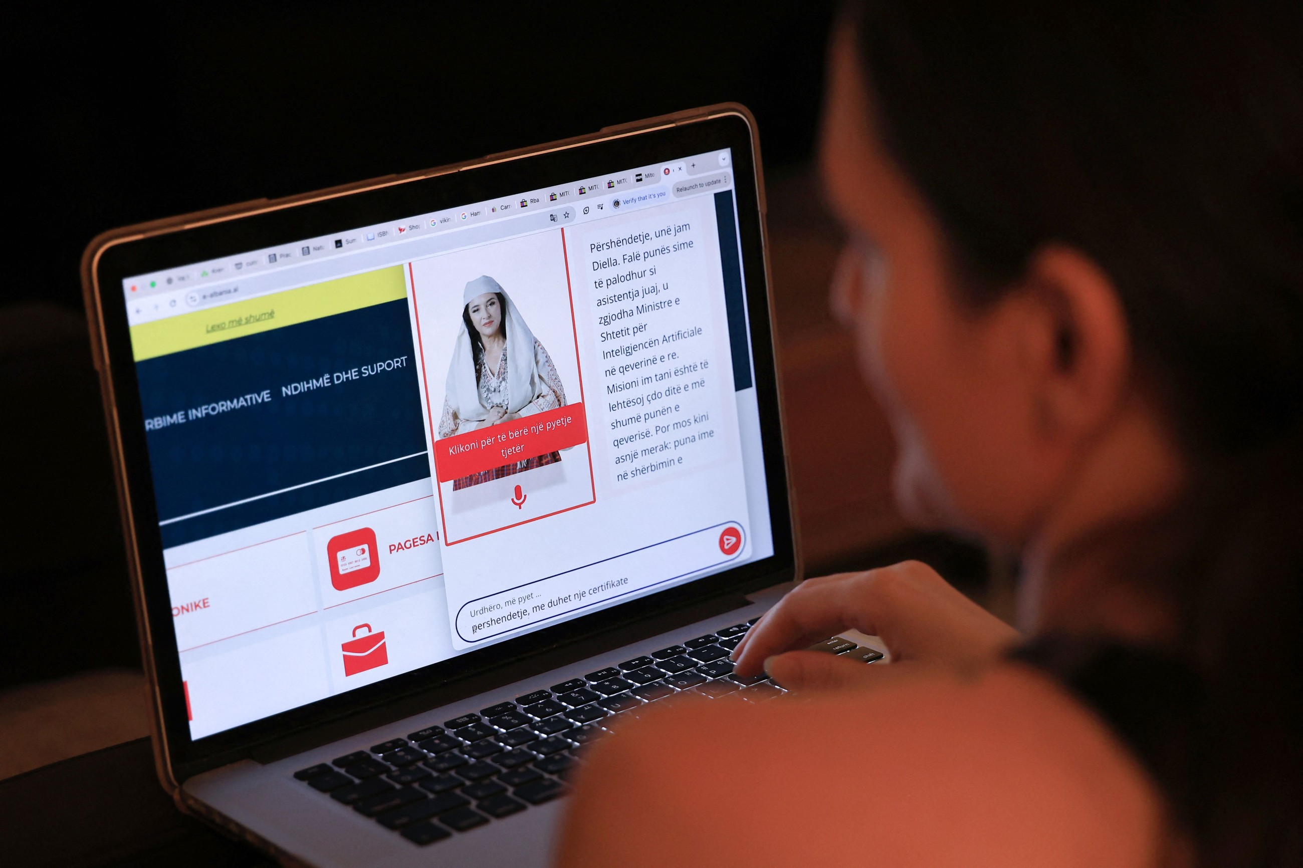 Actor behind Albania's AI 'minister' wants her face back