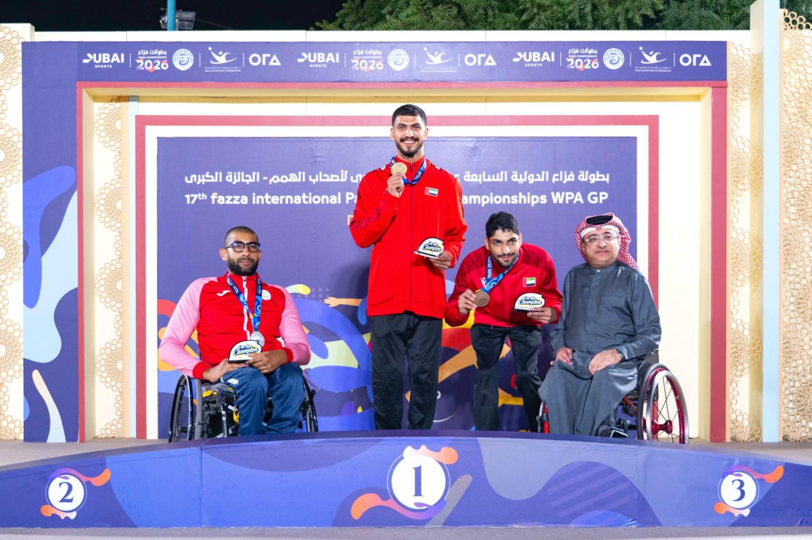 UAE’s Othman and Zeyoudi clinch gold medals at Fazza Para Athletics Championships