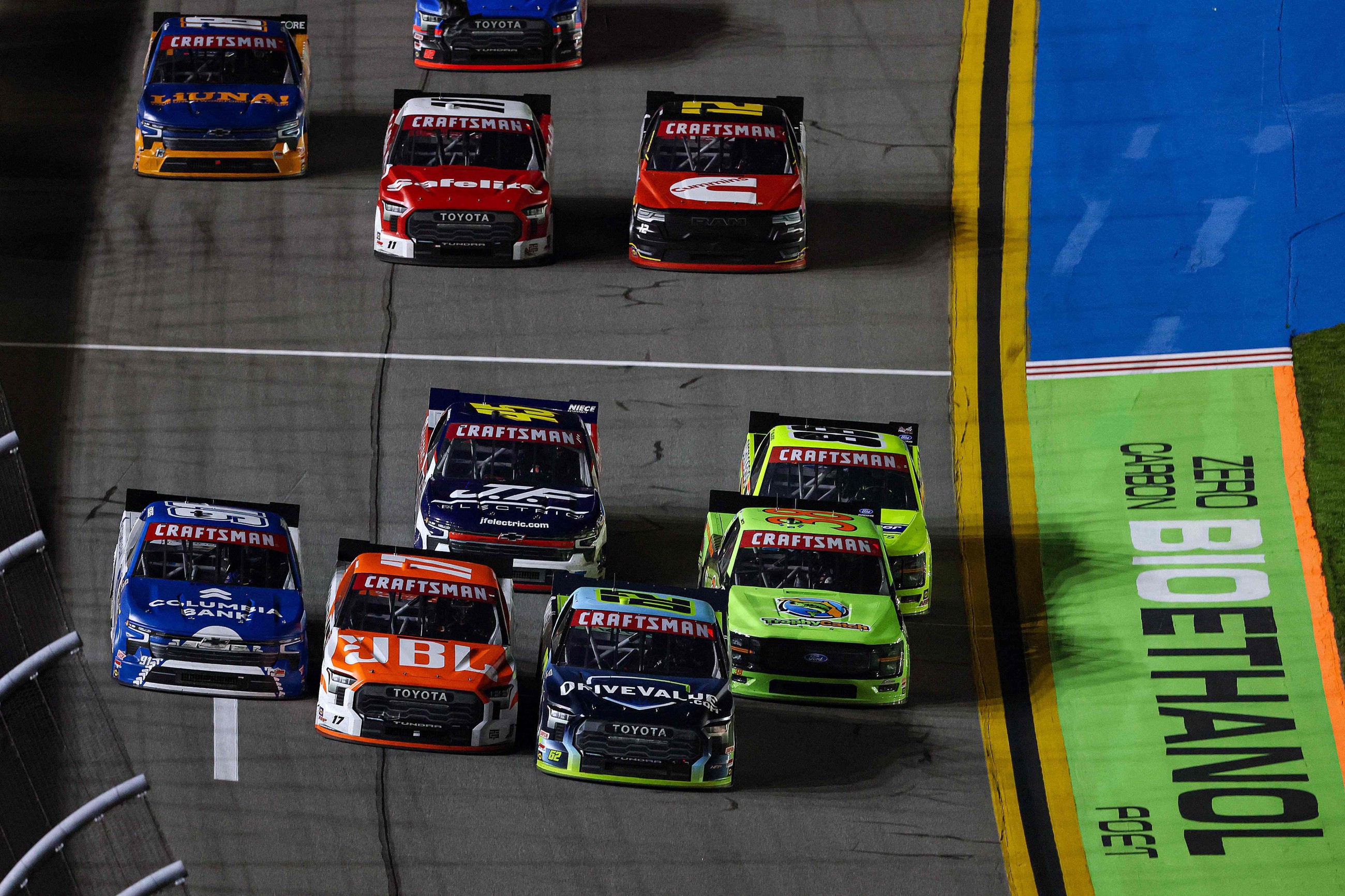 Chandler Smith steals OT win in NASCAR Truck Series opener