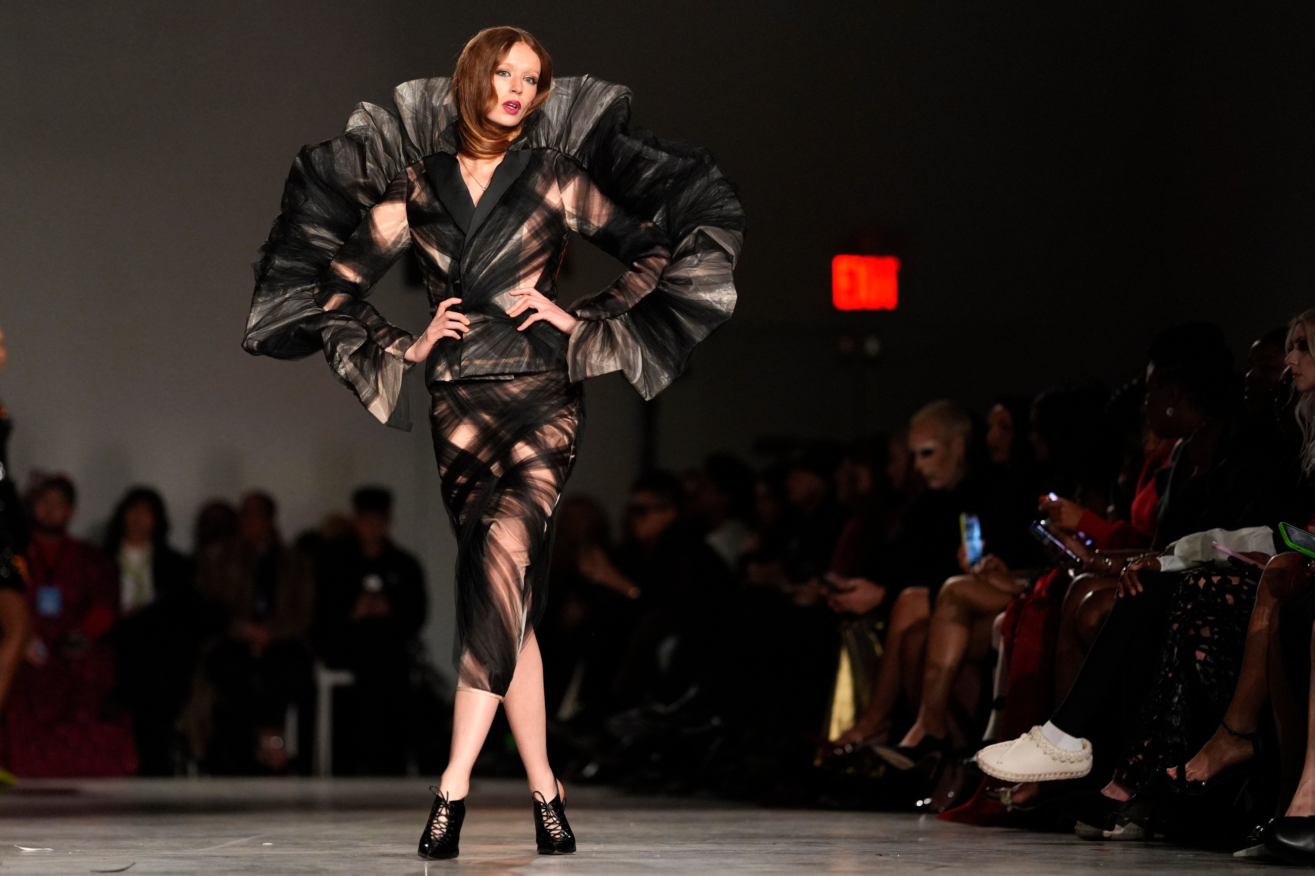Designer Christian Siriano brings surreal glamour to New York Fashion Week