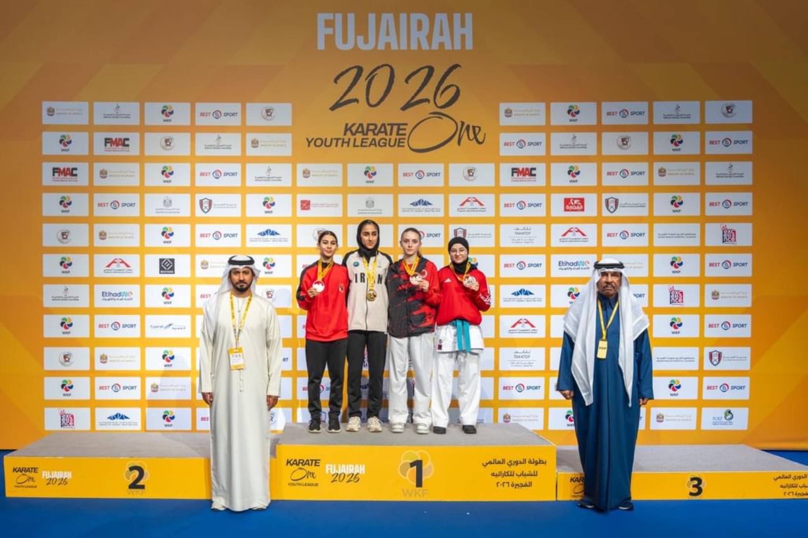 UAE win bronze as exciting battles continues at World Youth Karate League