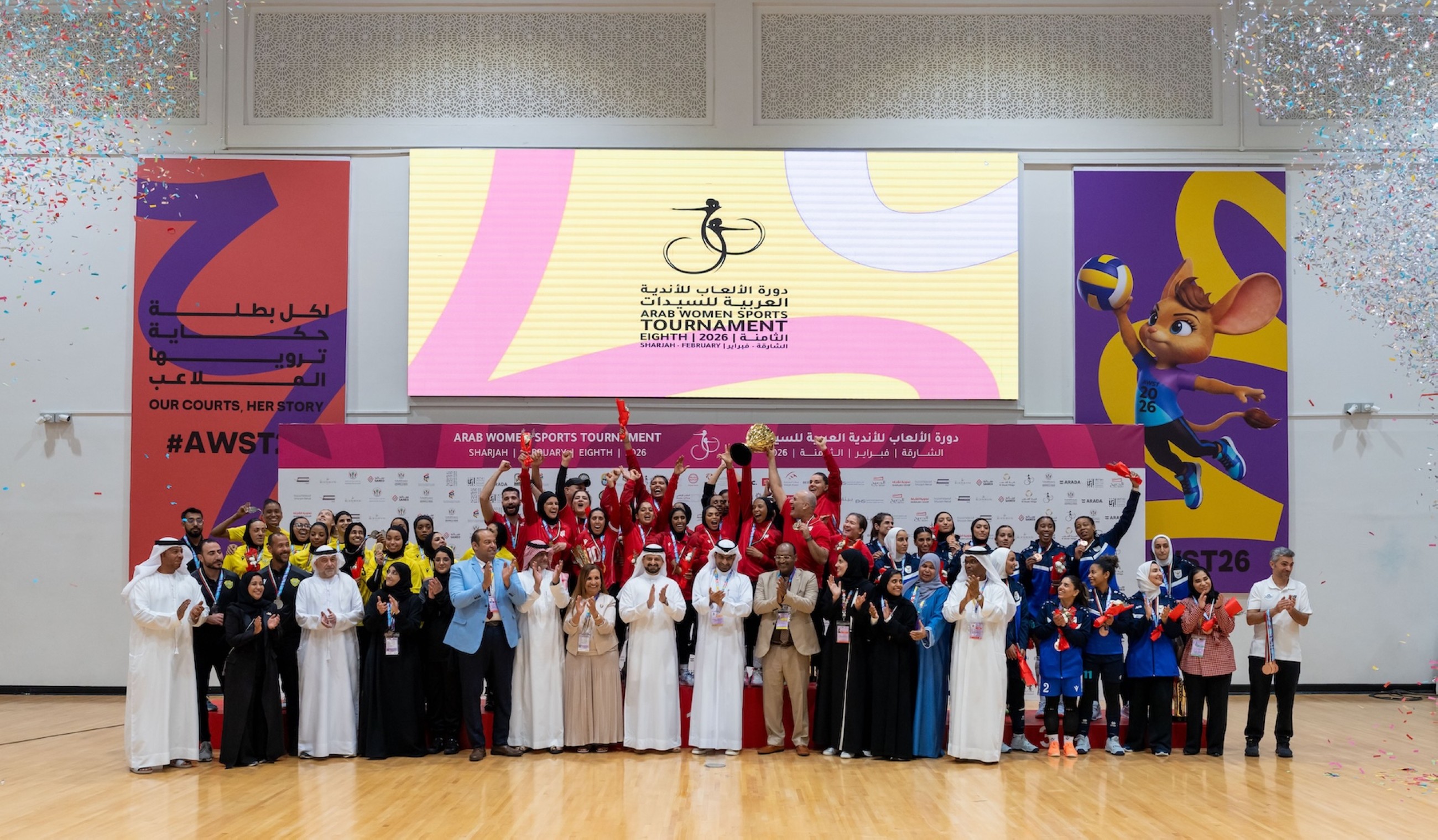 Sharjah clinch volleyball title; Petrojet complete clean sweep in table tennis