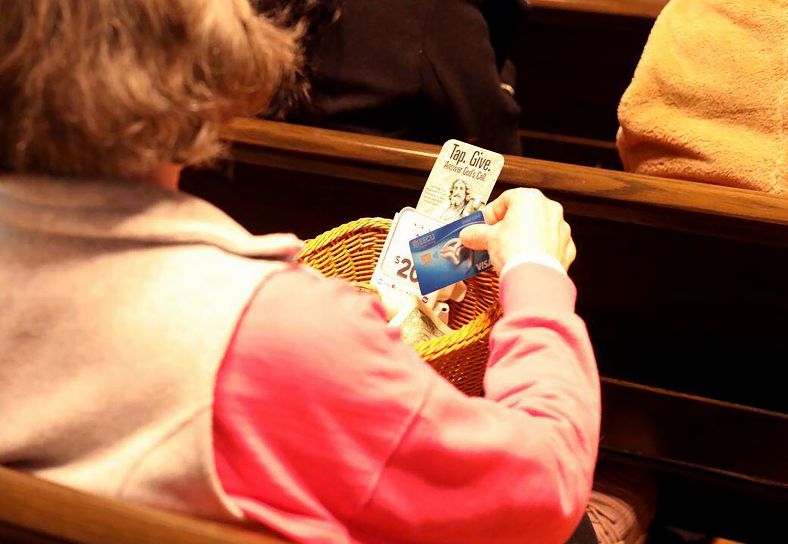 Collection basket goes high-tech at church, &lsquo;people wanted to give more&rsquo;