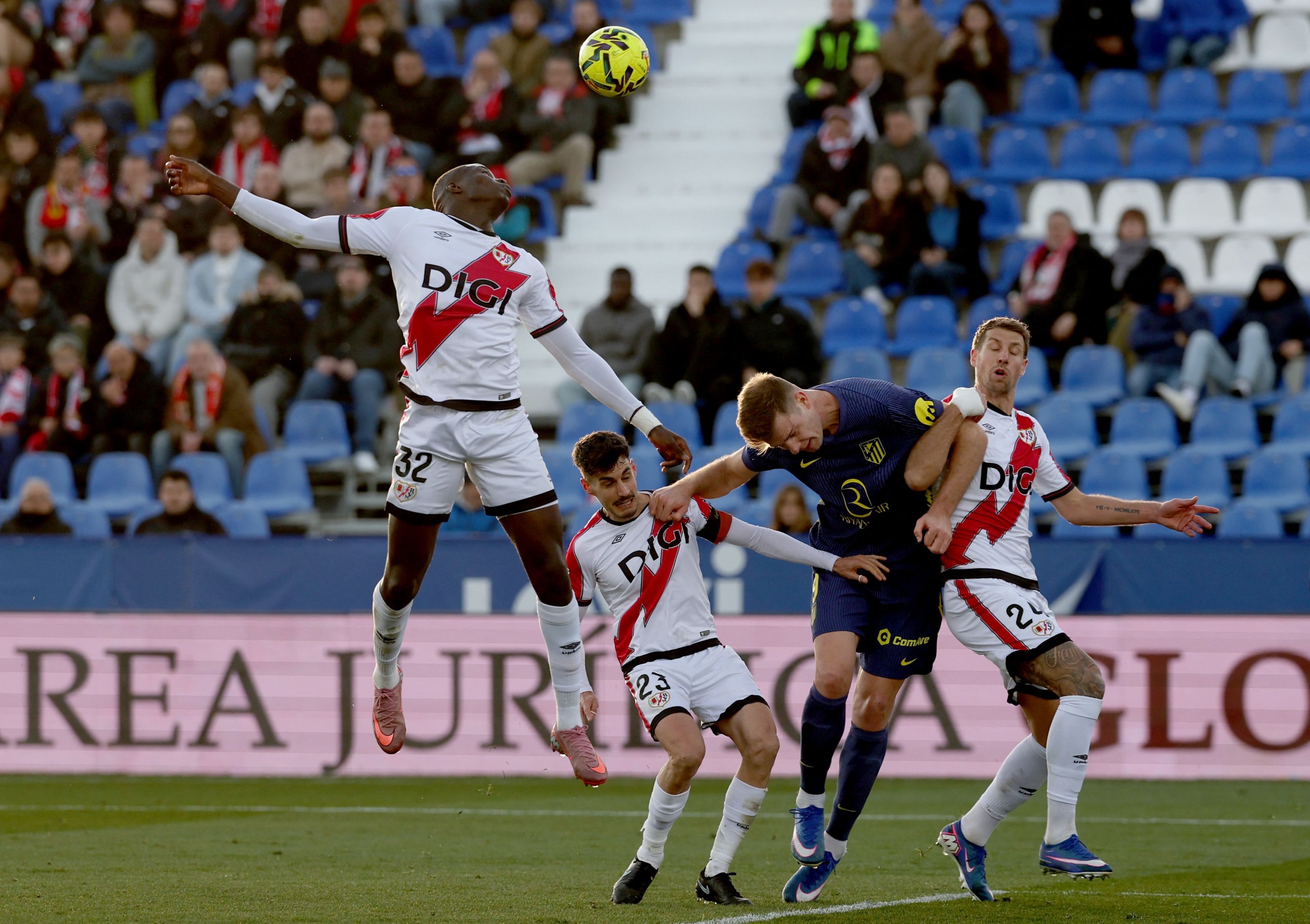 Struggling Vallecano stun Atletico 3-0 amid fan boycott