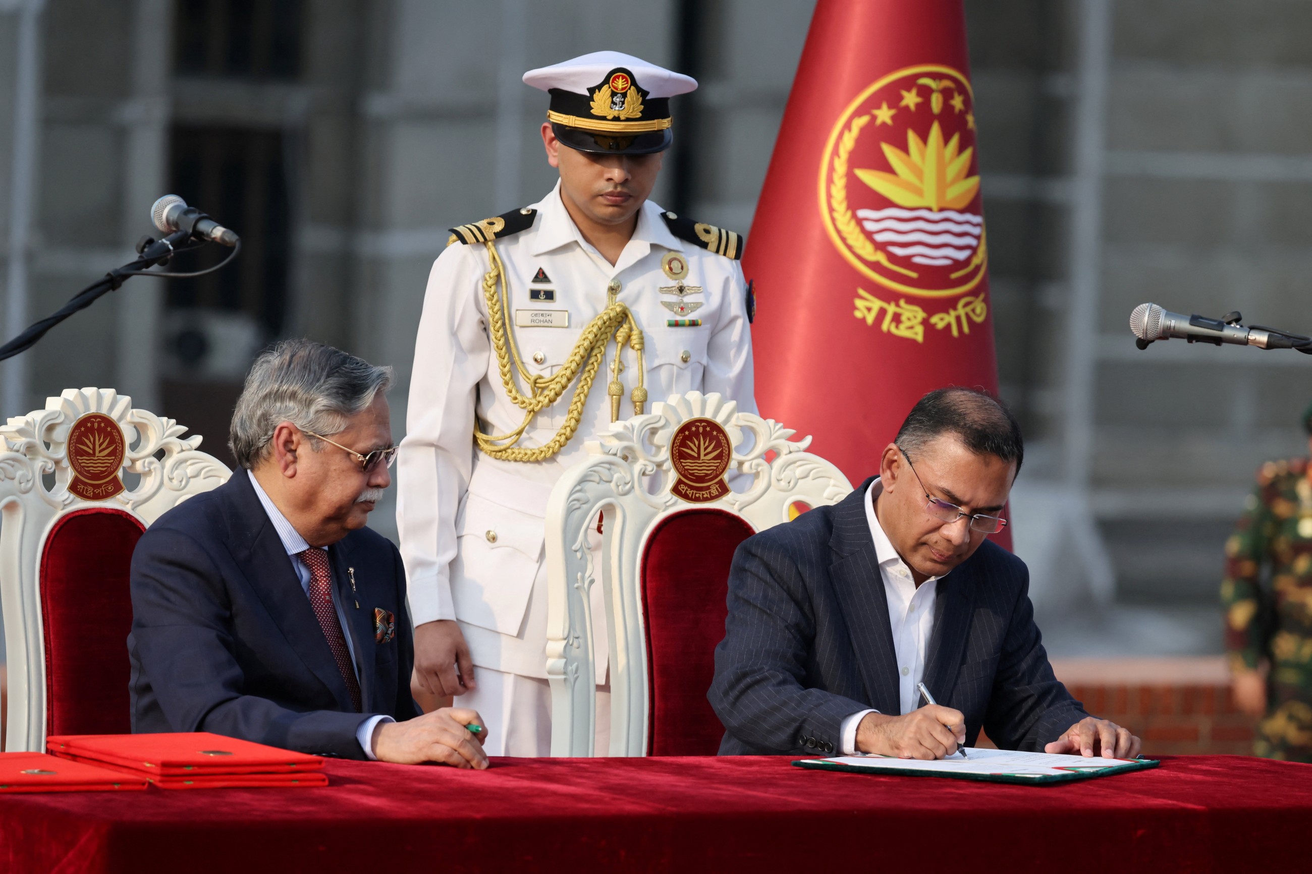Tarique Rahman sworn in as Bangladesh&rsquo;s new PM after his party&rsquo;s landslide election win