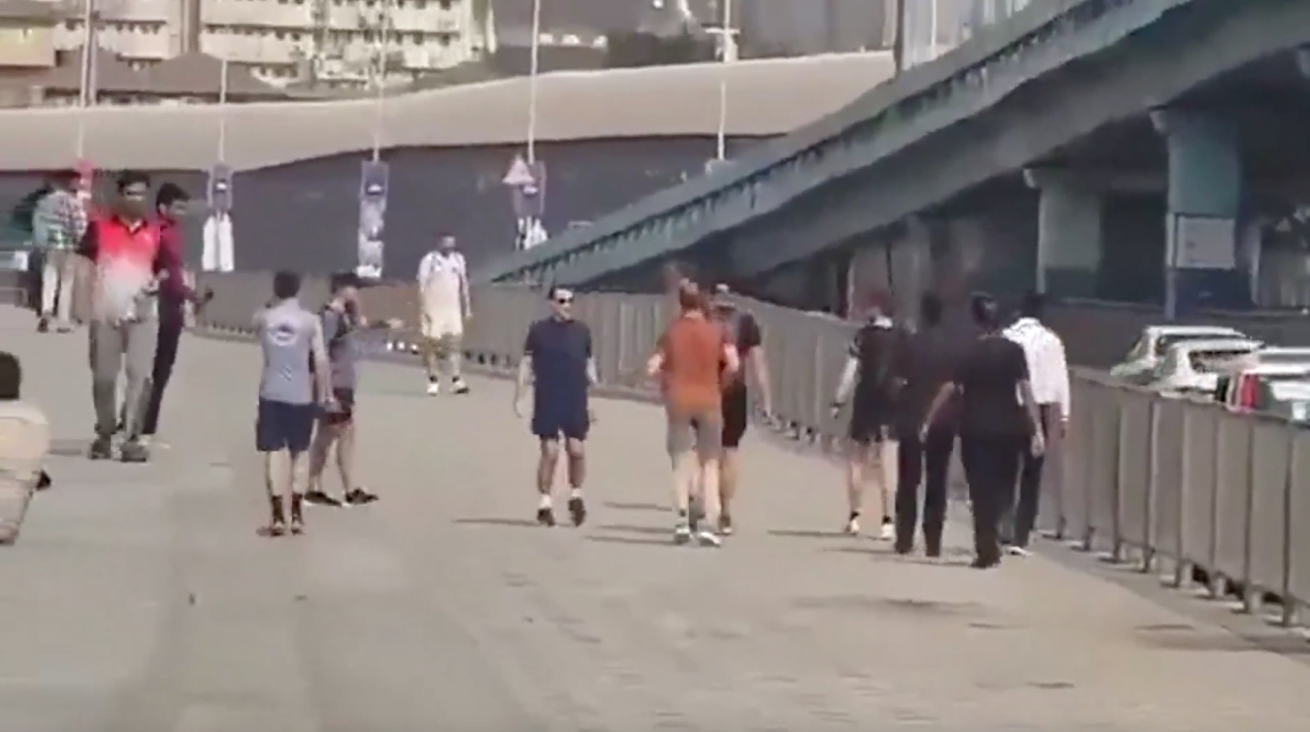 VIDEO: Macron hits Mumbai streets for morning run amid packed diplomatic schedule