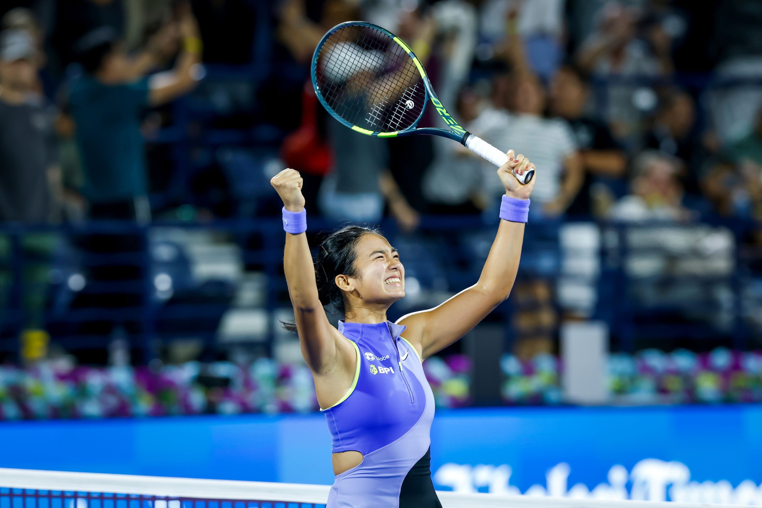 Eala rides on Filipino thunder to silence former champion Paolini at Dubai Open