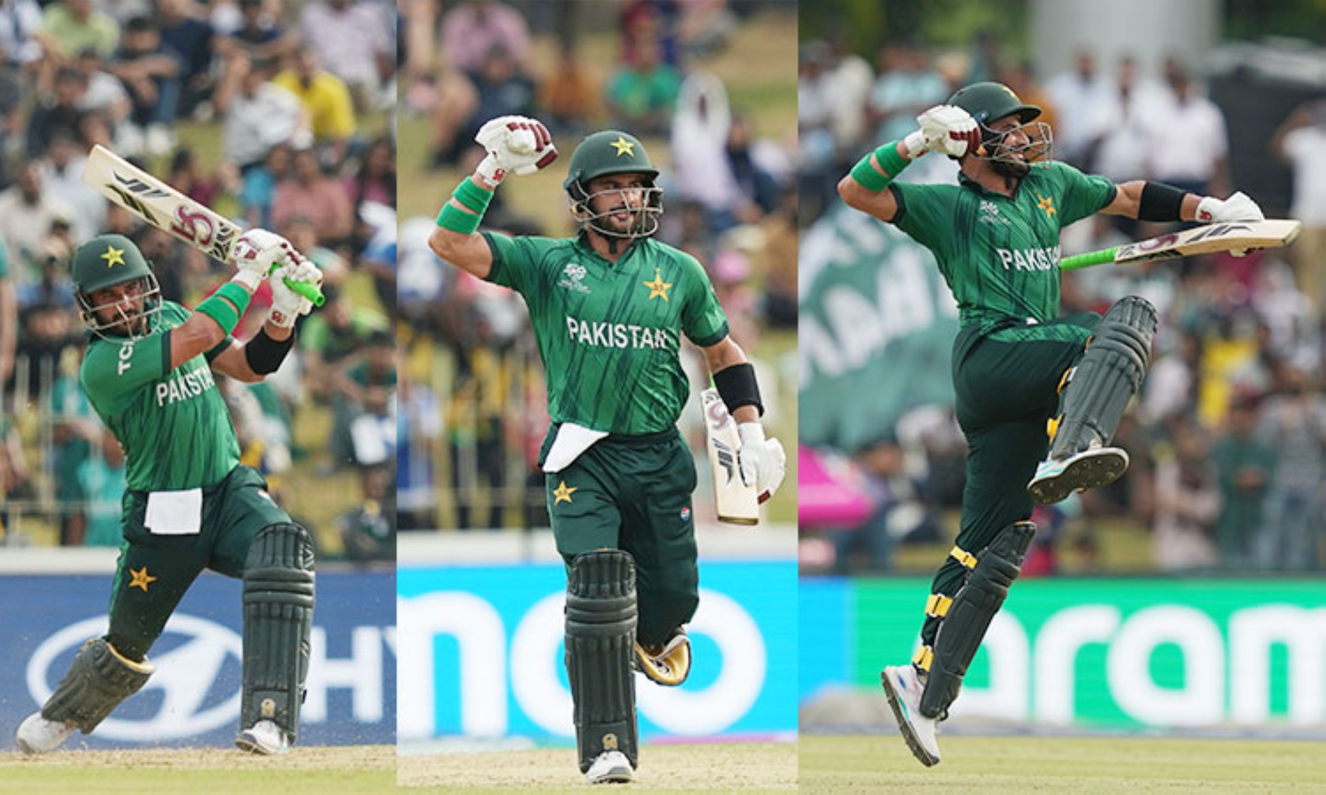 Farhan's century takes Pakistan to 199-3 in must-win T20 World Cup match against Namibia