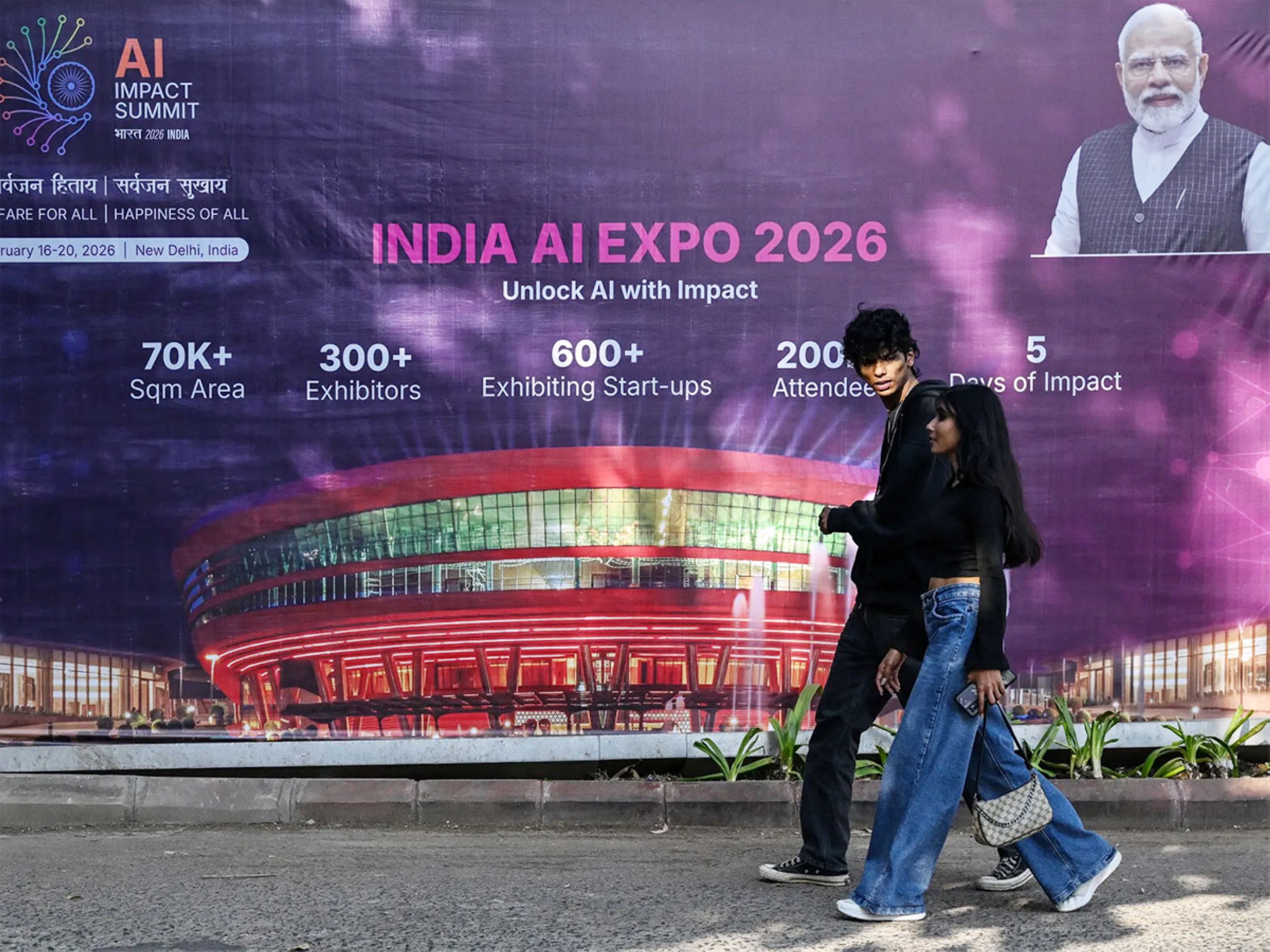 AI Summit gets going in New Delhi in gung-ho spirit