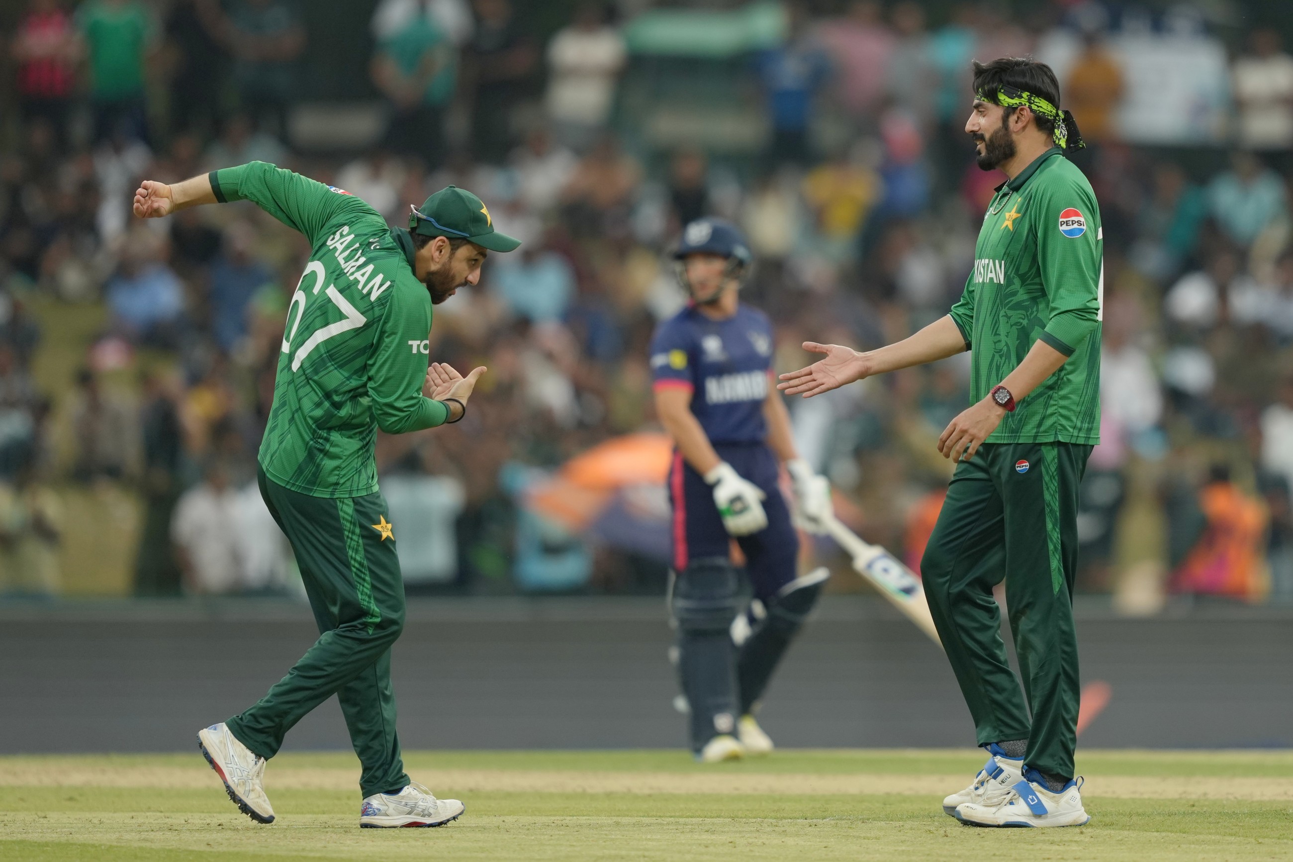 Ton-up Farhan helps Pakistan seal T20 World Cup Super Eight spot with Namibia rout