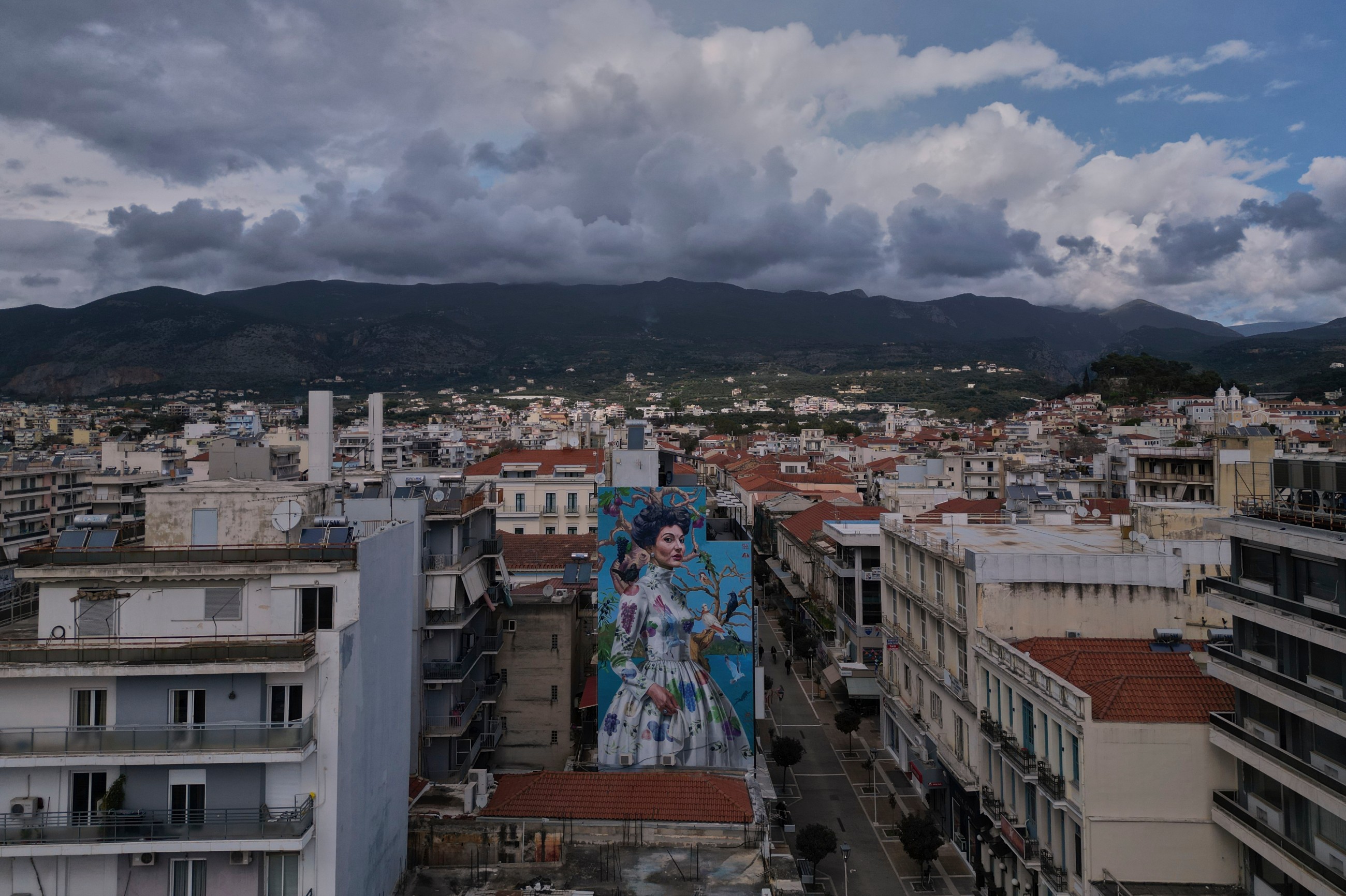 Greek artist gains global acclaim for Kalamata mural featuring Maria Callas