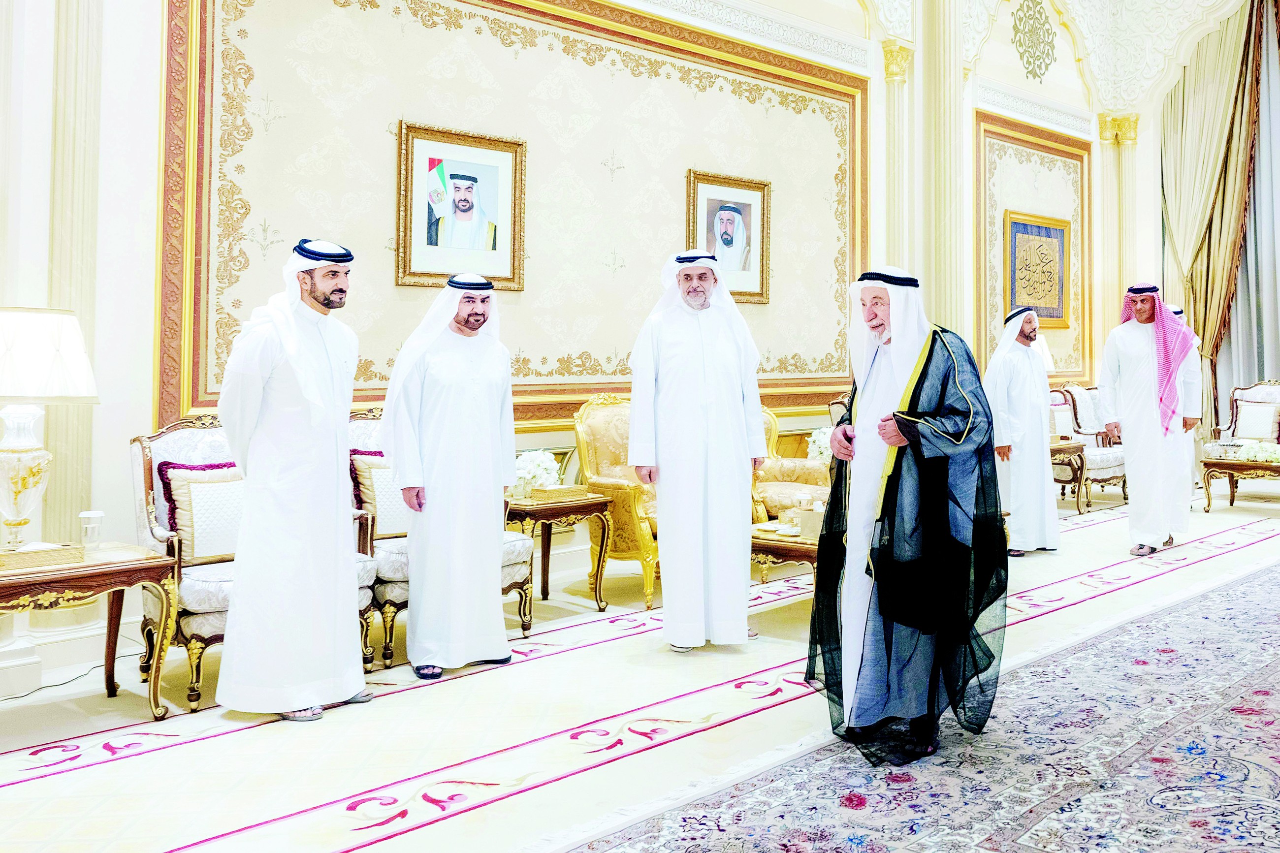 Sheikh Sultan receives Ramadan well-wishers at Al Badee Palace