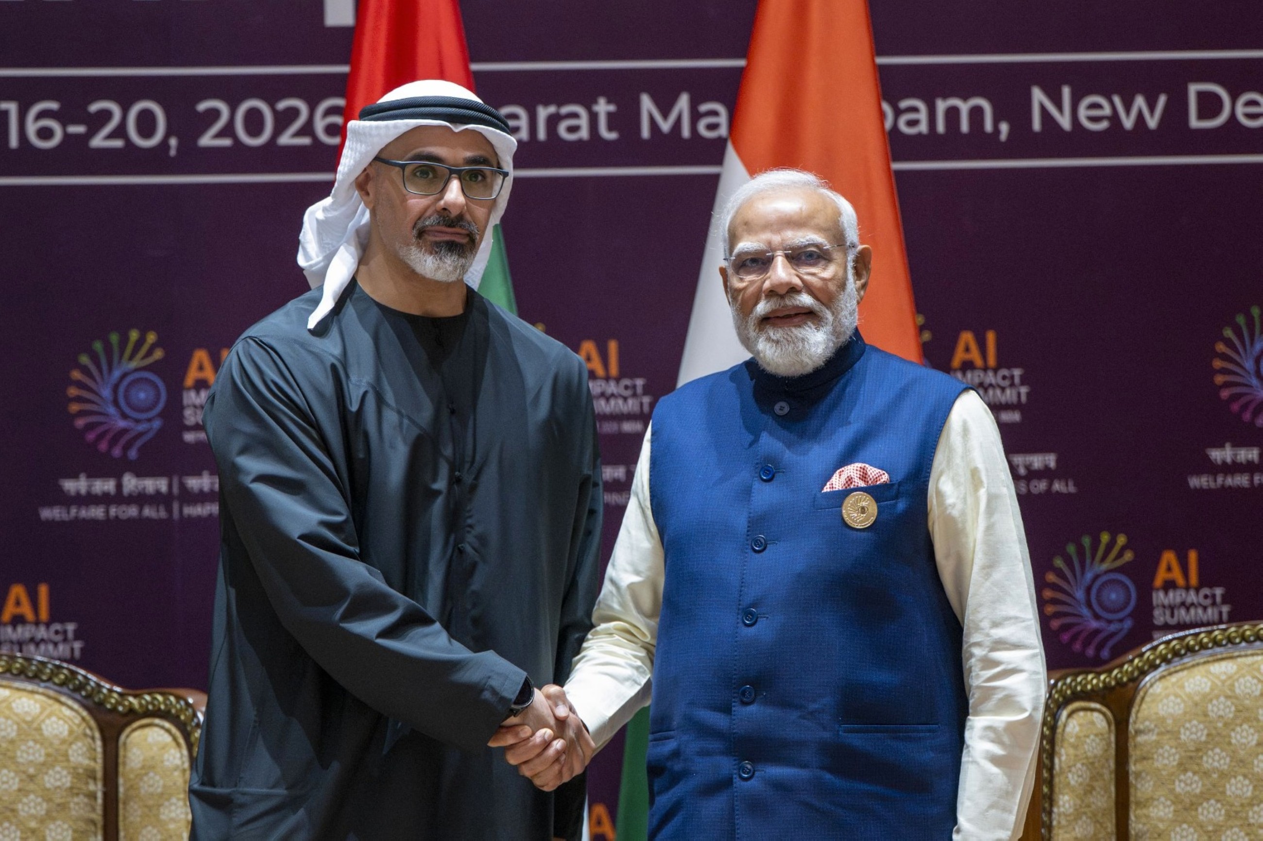 Sheikh Khaled meets Modi to boost UAE-India strategic partnership