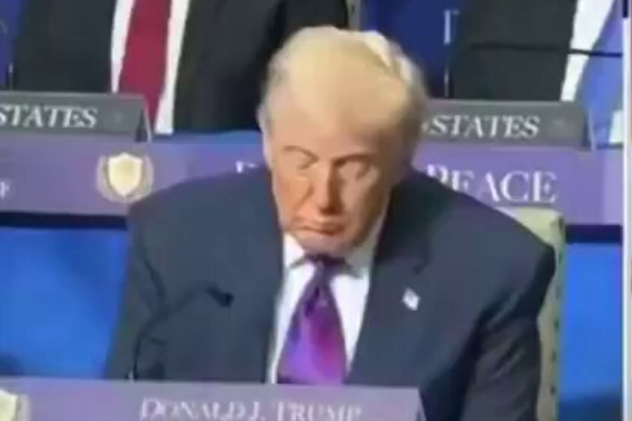 VIDEO:'Dozy Don:' Trump gets new nickname after appearing to doze off at Board of Peace meeting