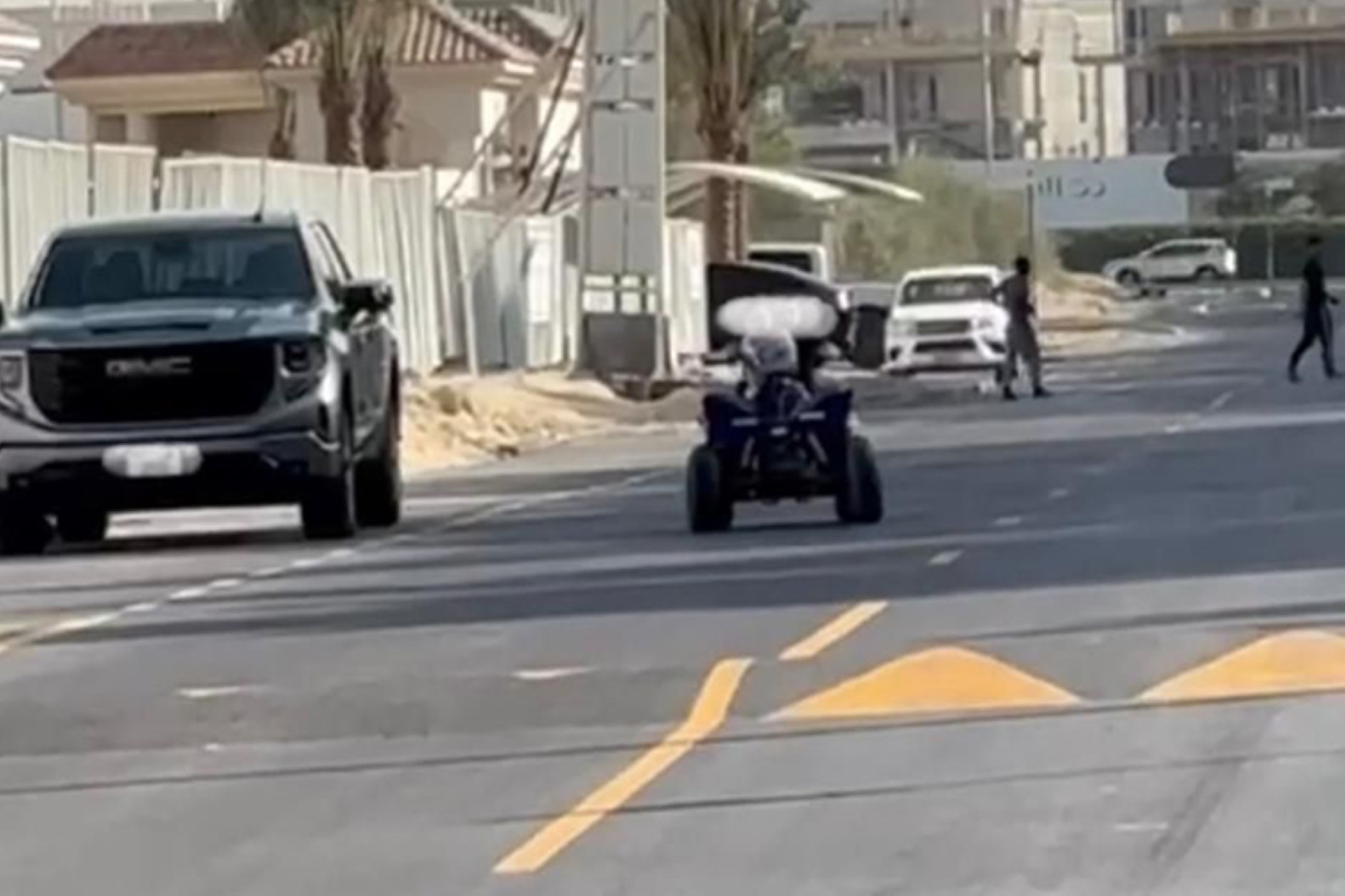 VIDEO: Dubai Police enhance road safety, stop child from riding quad bike on public road