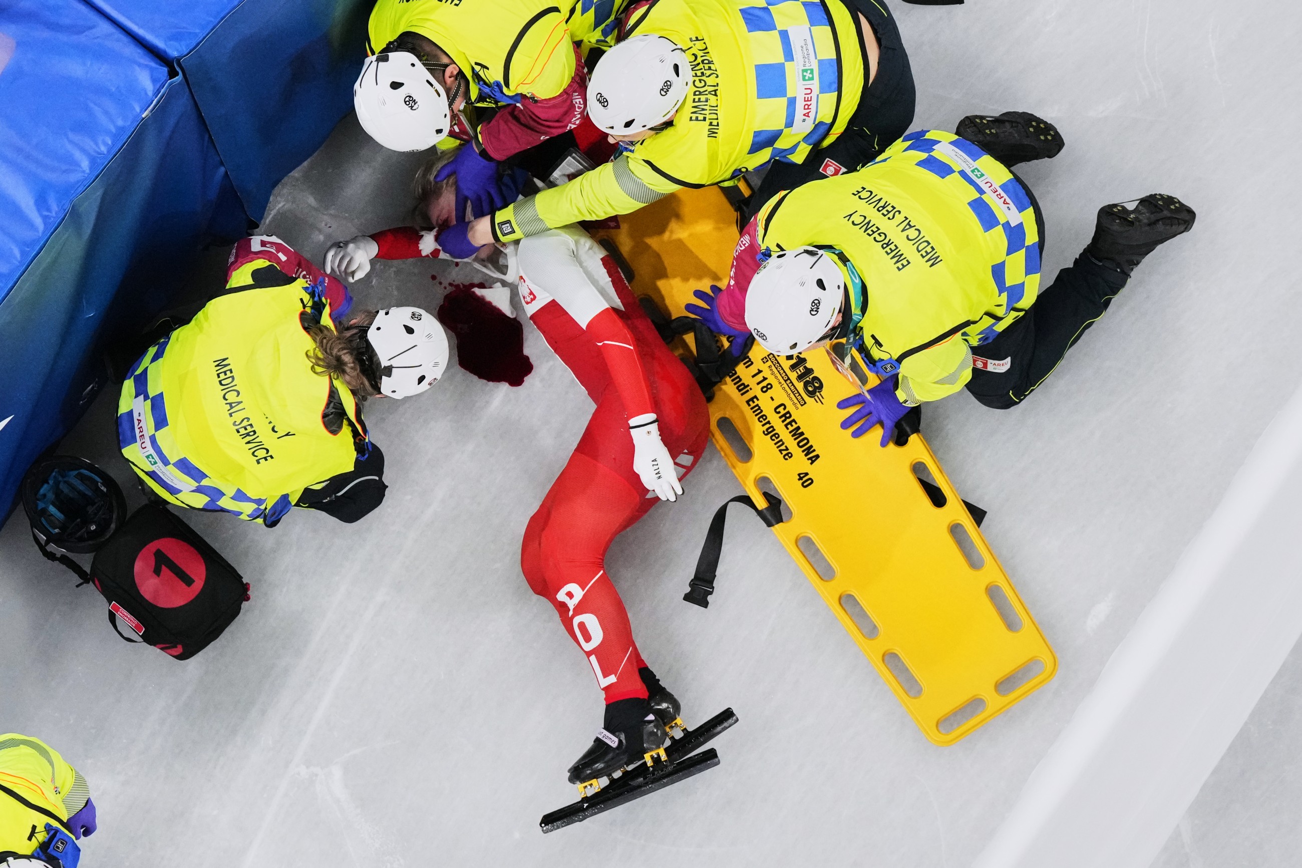 Sellier in hospital after rival’s blade slices her face at Winter Olympics