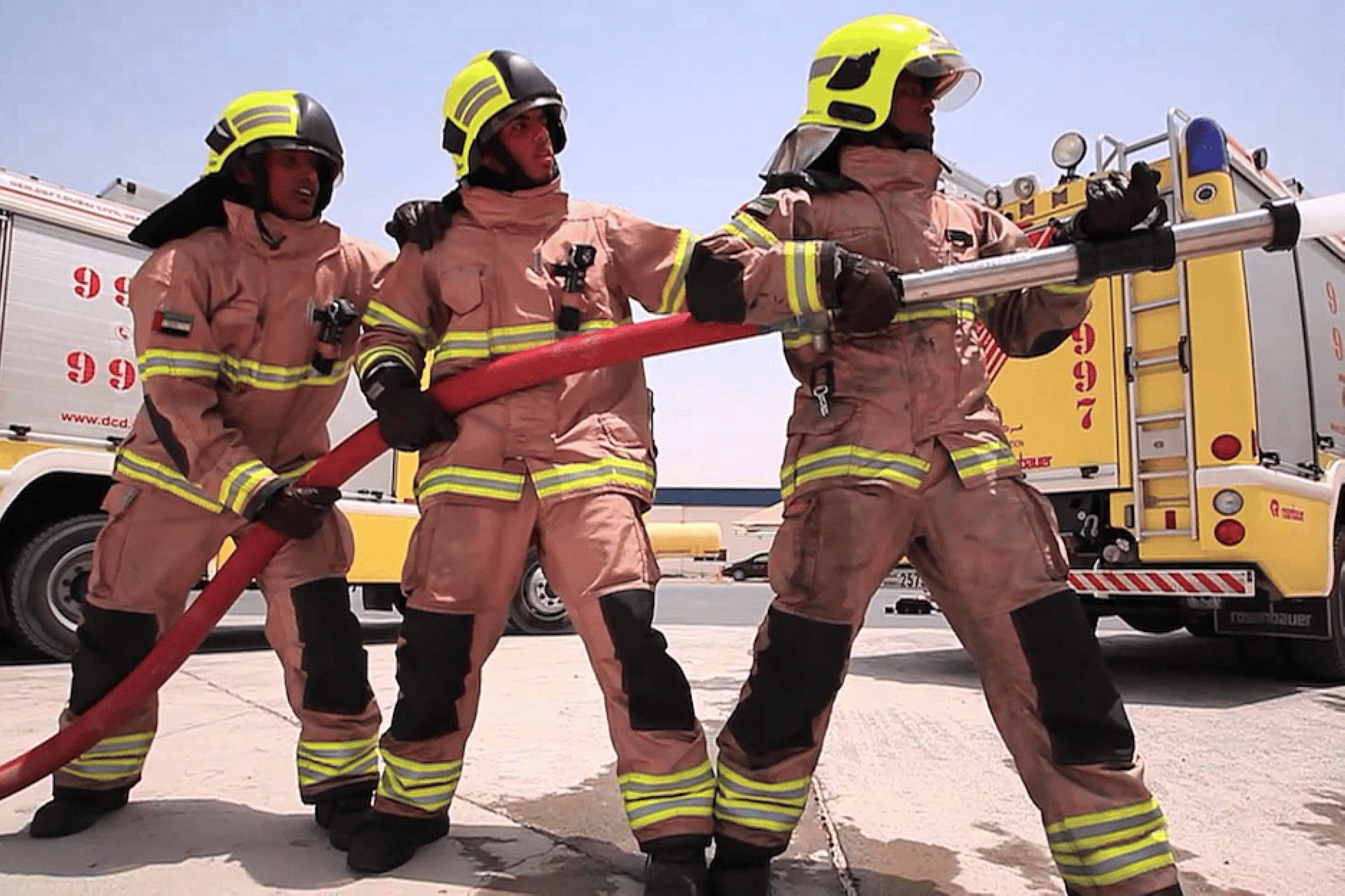 Warehouse fire brought under control in Abu Dhabi's Al Muzoon area