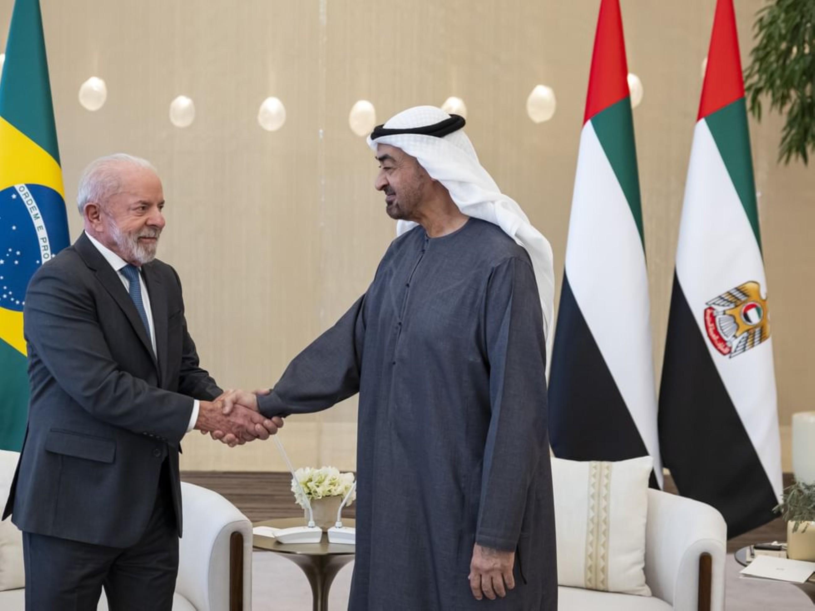 UAE and Brazil Presidents discuss bilateral cooperation and strategic partnership