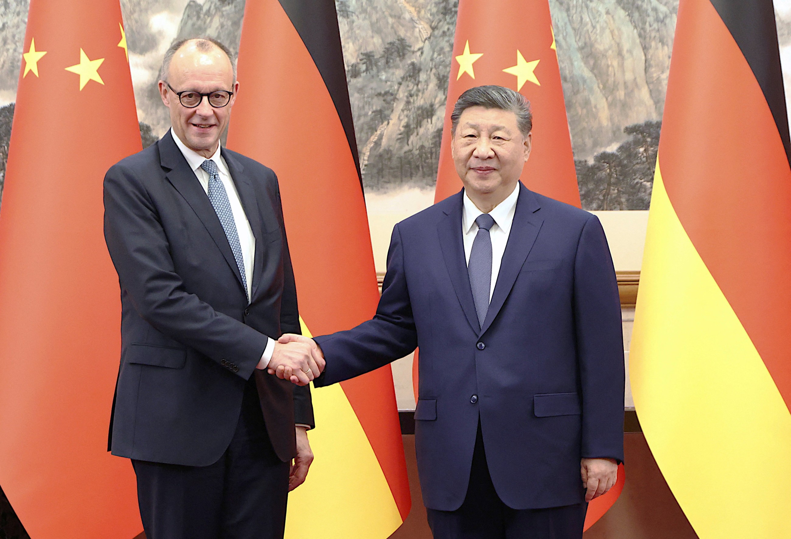 Xi and Merz seek to deepen ties in turbulent times