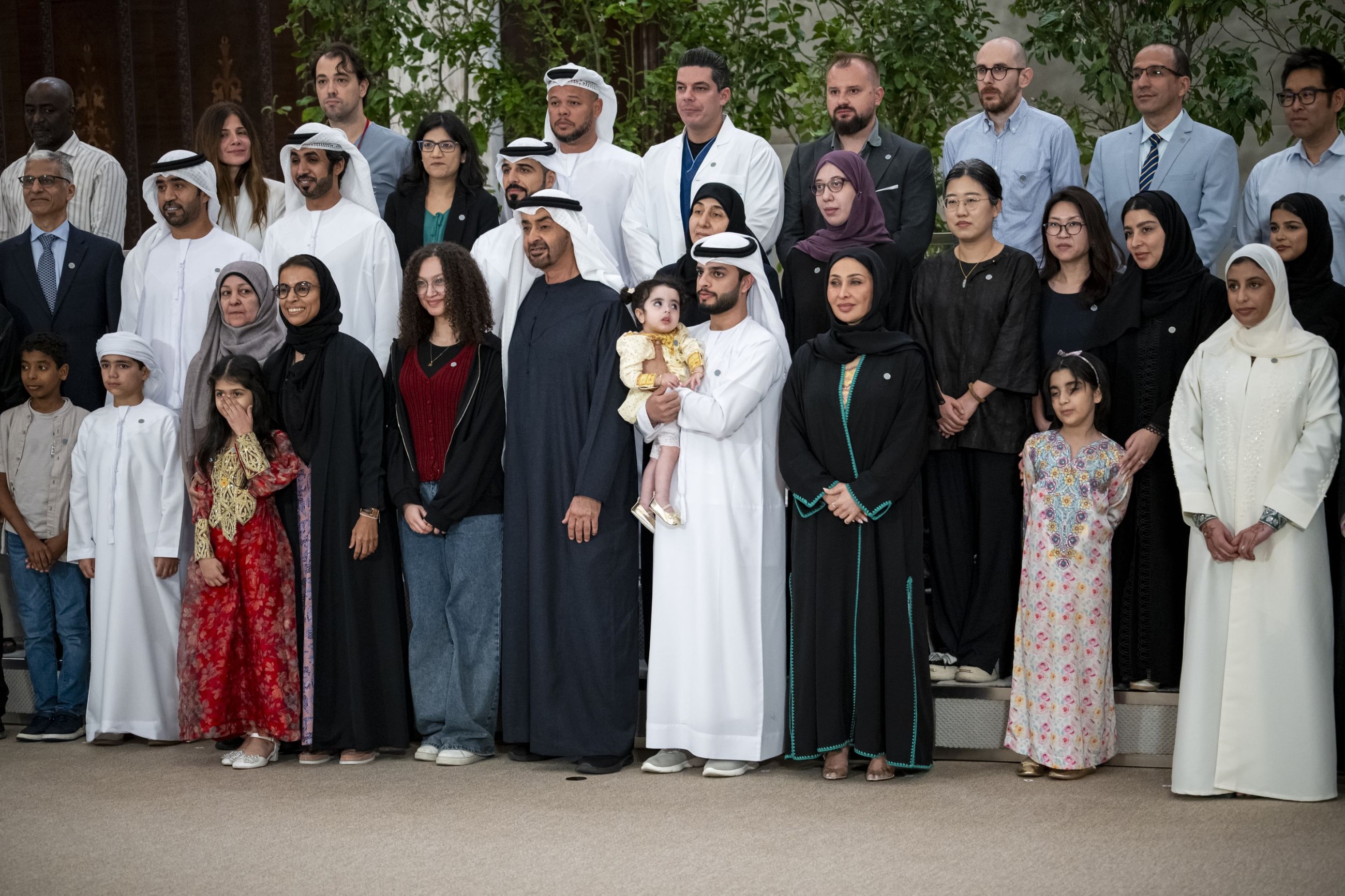 UAE President exchanges Ramadan greetings with delegation from Abu Dhabi Stem Cells Center and Yas Clinic