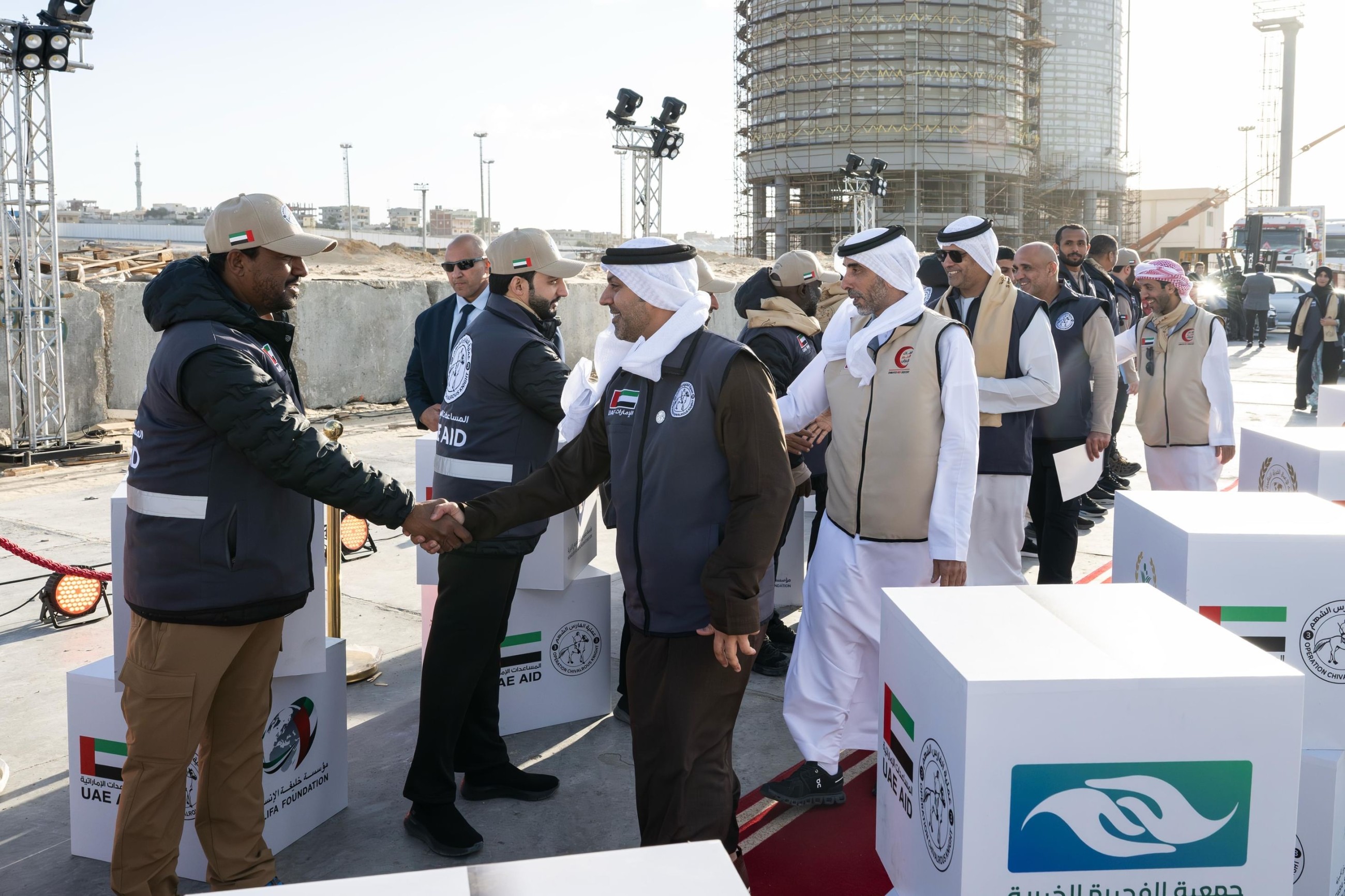 UAE humanitarian aid ship Umm Al Emarat arrives in Egypt with over 7,300 tonnes of relief supplies