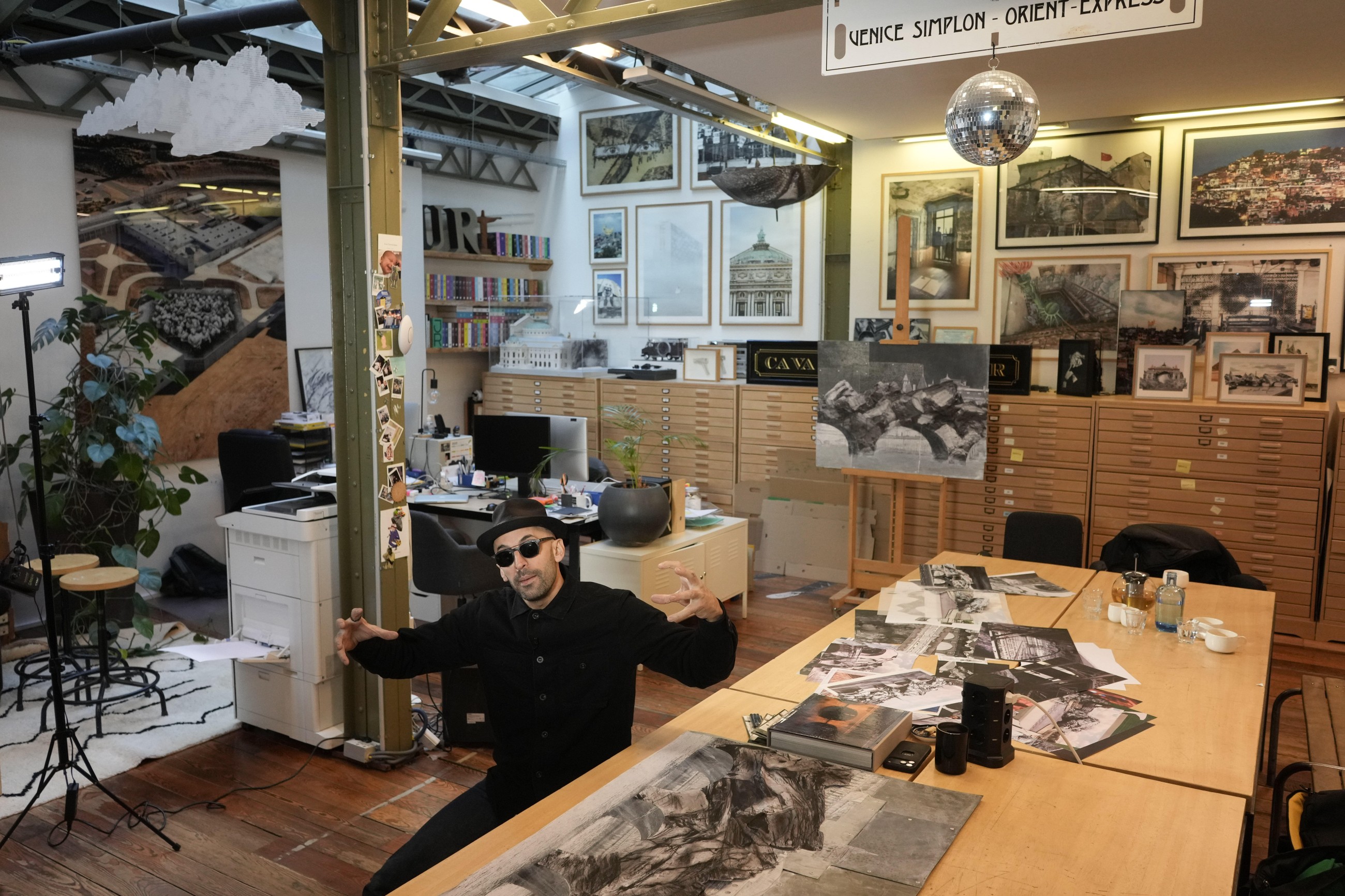 JR&rsquo;s installation will transform Paris&rsquo; oldest bridge into a giant cave