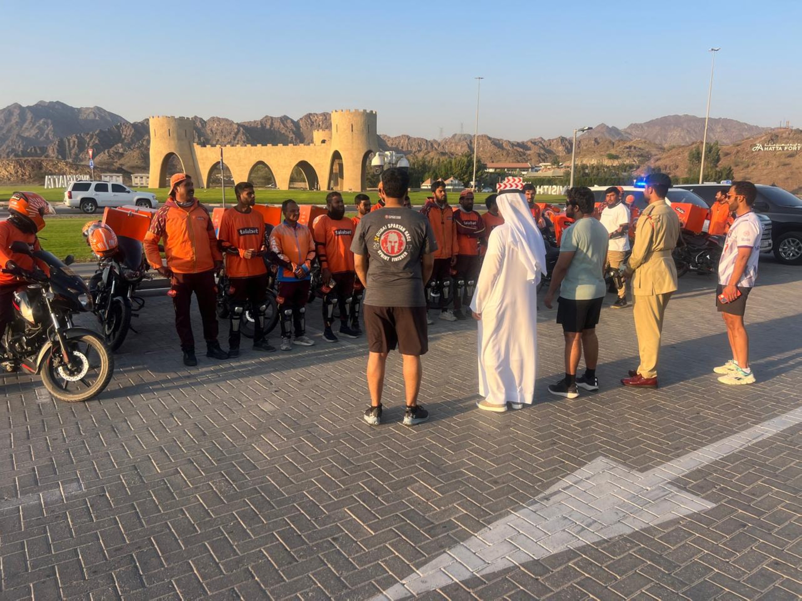 Awareness campaign held for delivery riders