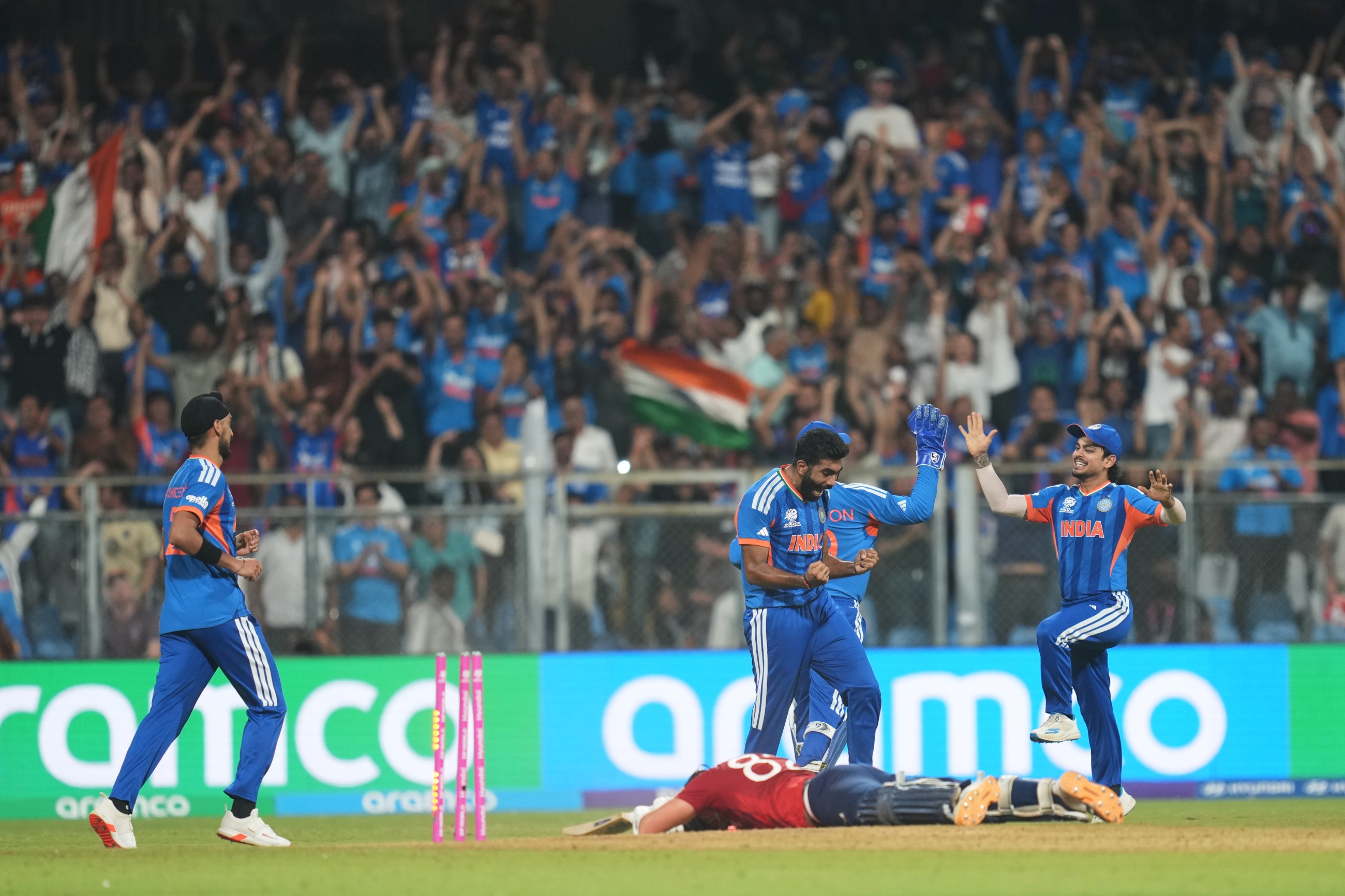 India beat England by 7 runs to set up T20 World Cup final against New Zealand