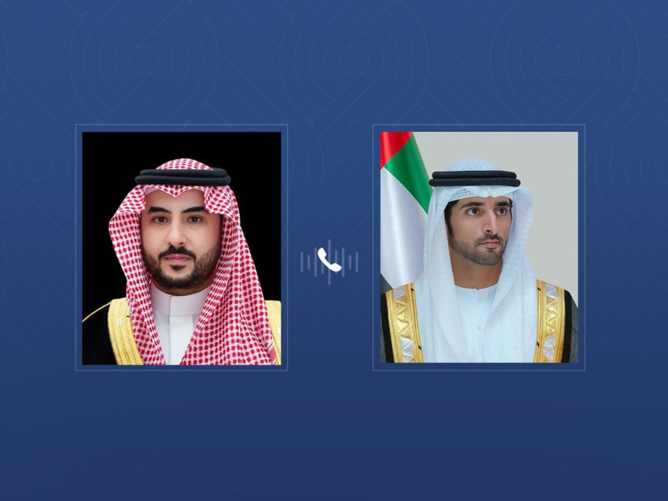 Hamdan Bin Mohammed, Saudi Defence Minister Khalid Bin Salman discuss 'aggressions' in region
