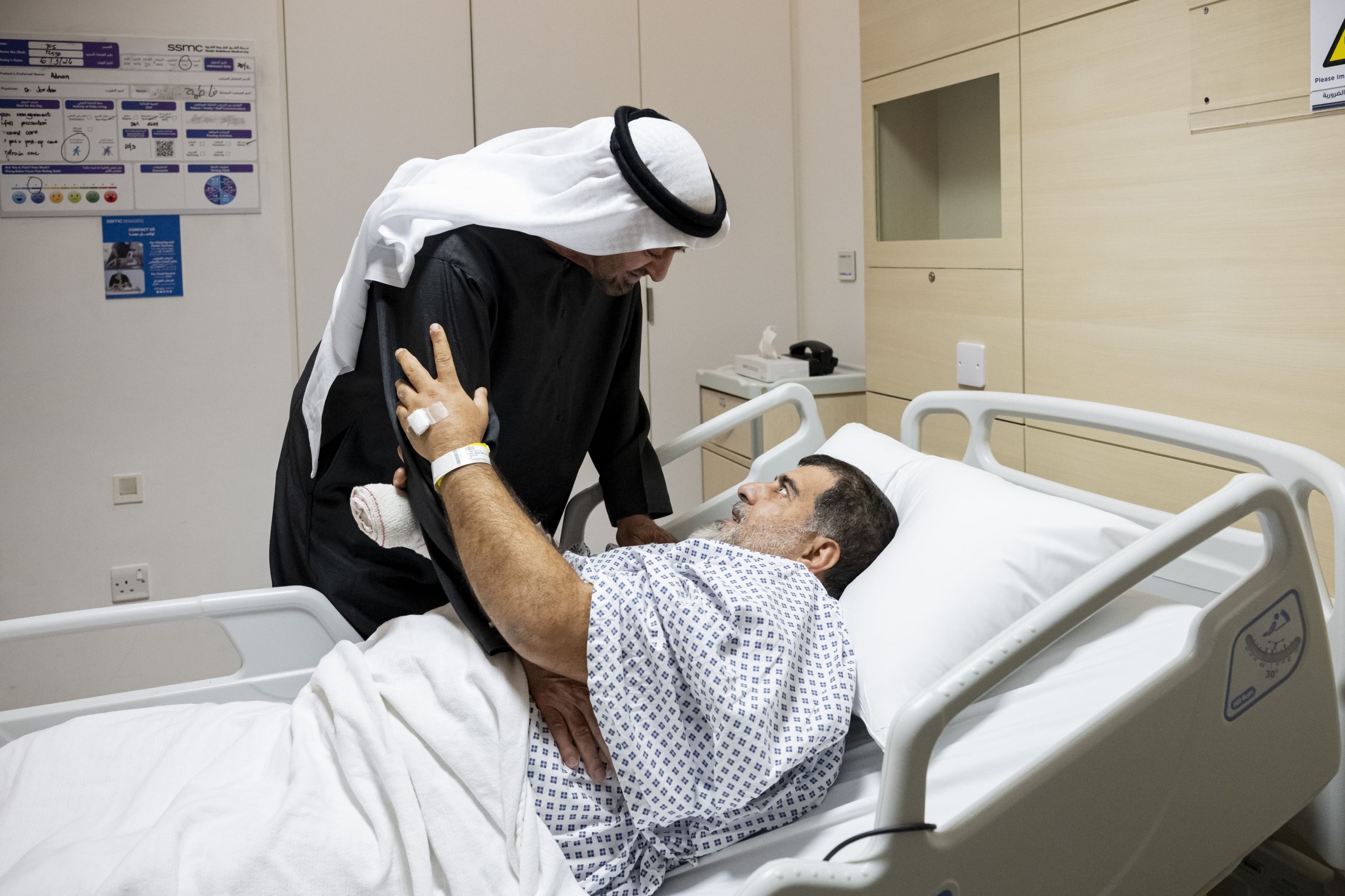 UAE President visits victims injured in Iranian attacks, wishes them speedy recovery