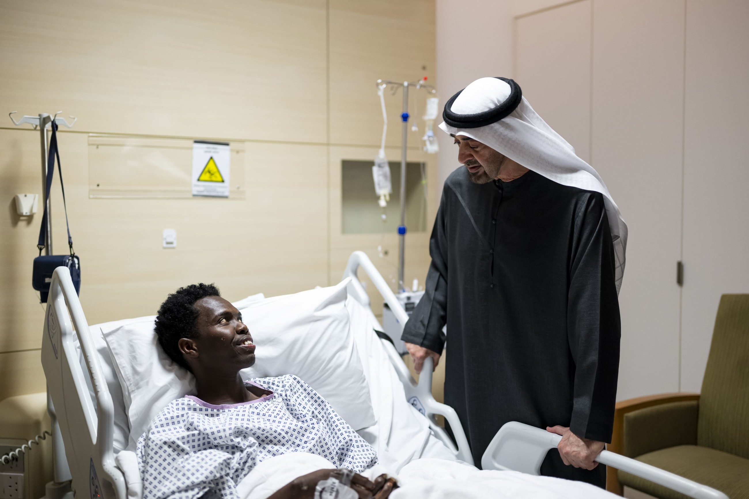 UAE President visits victims injured in Iranian attacks, wishes them speedy recovery