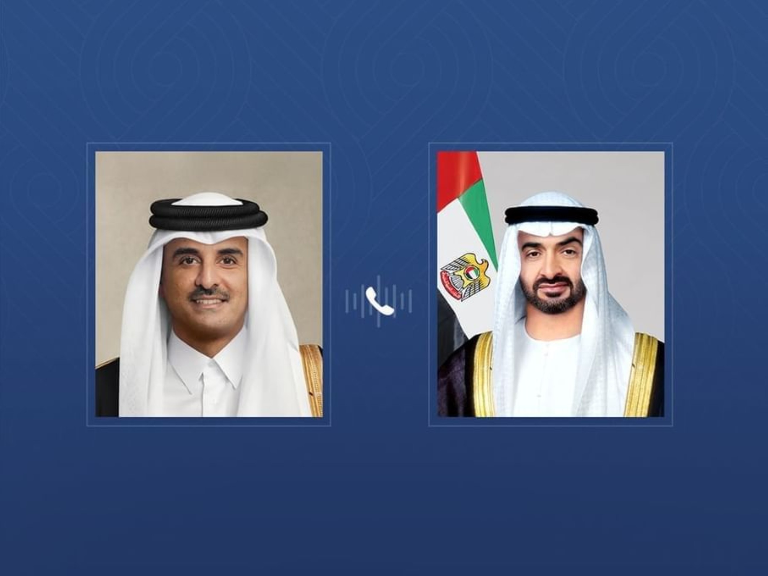 UAE President, Emir of Qatar call for end to military escalation in region