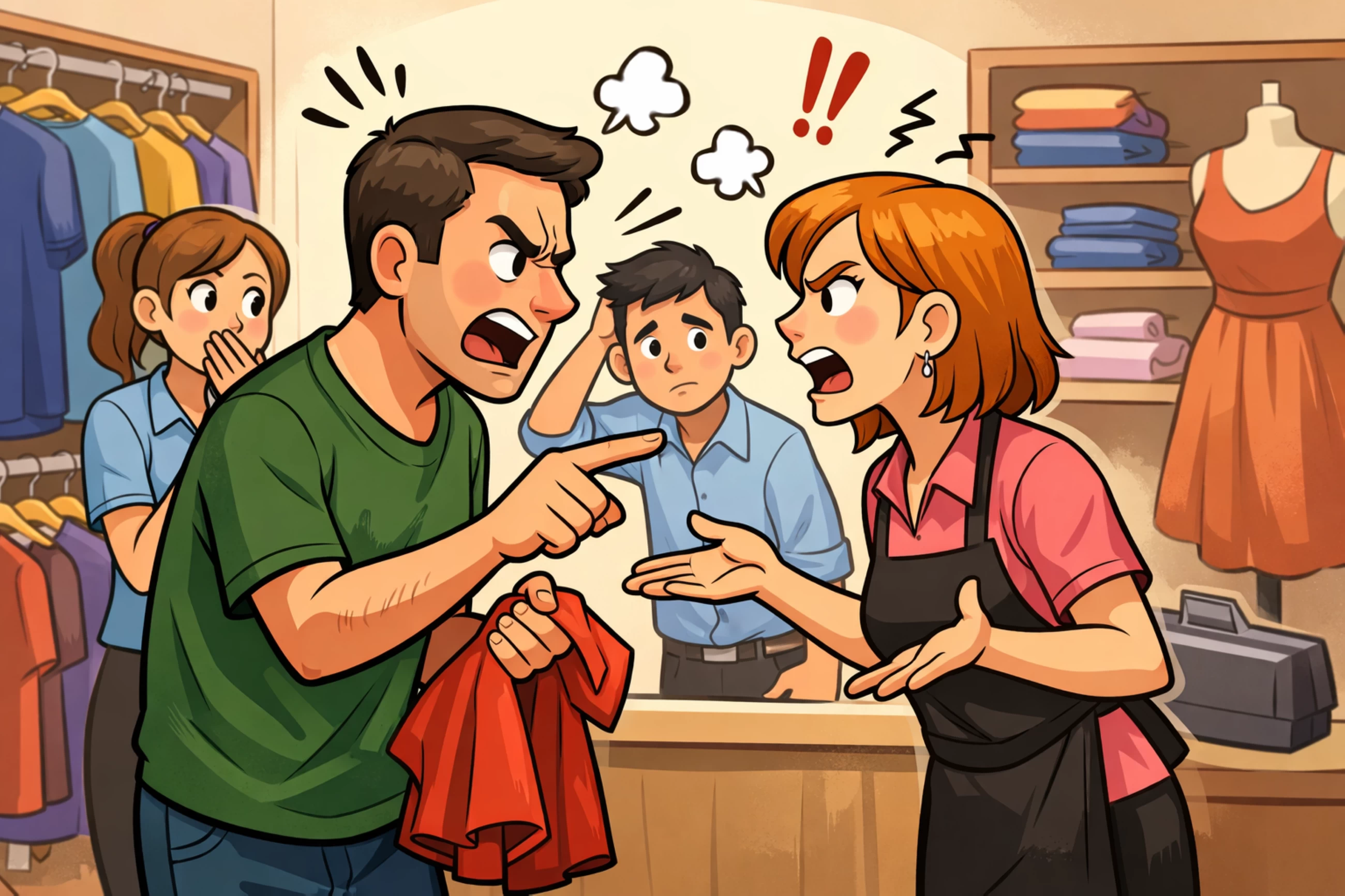 Dispute inside a clothing store leads a man to court in Sharjah