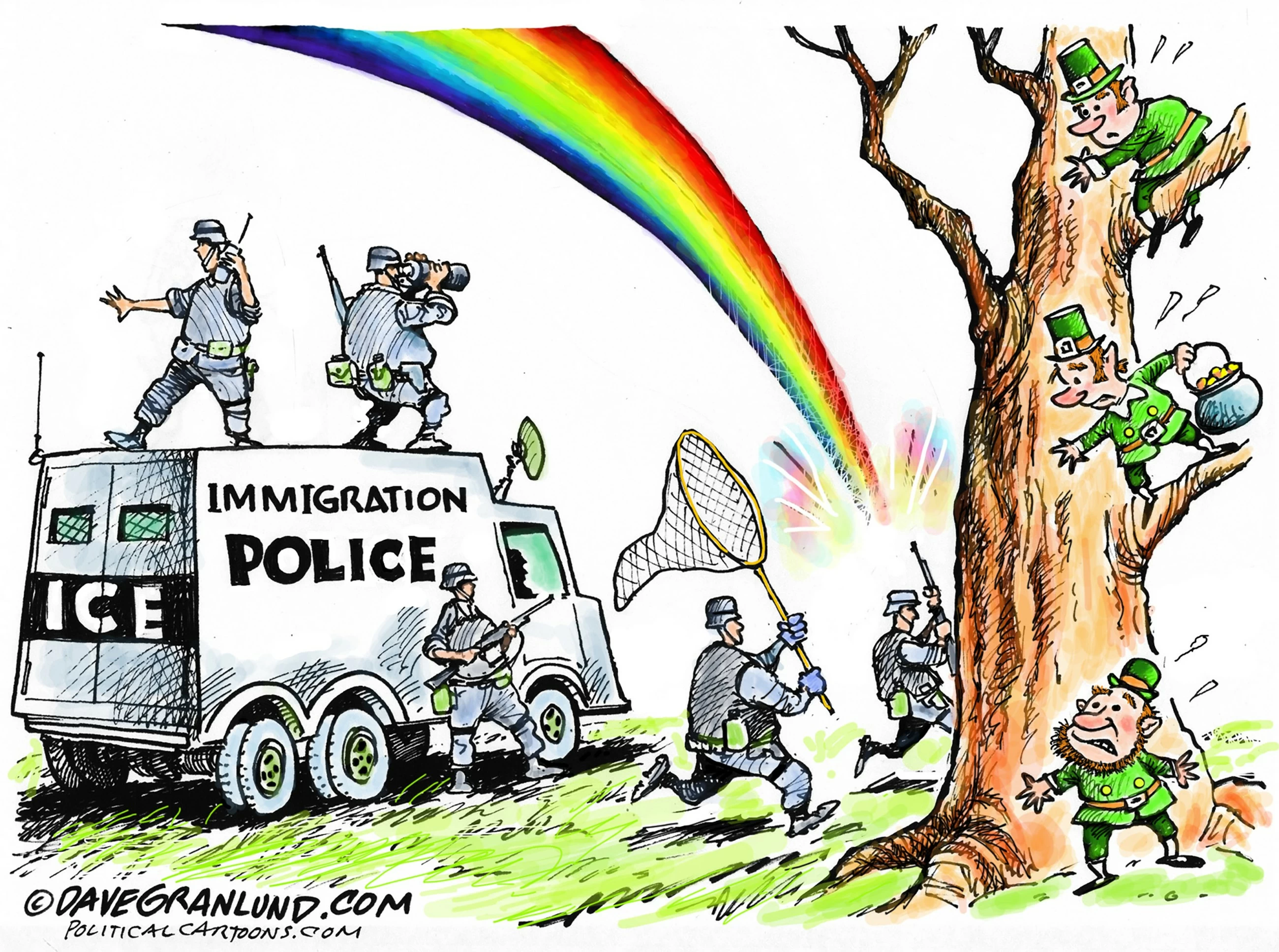 Immigration police