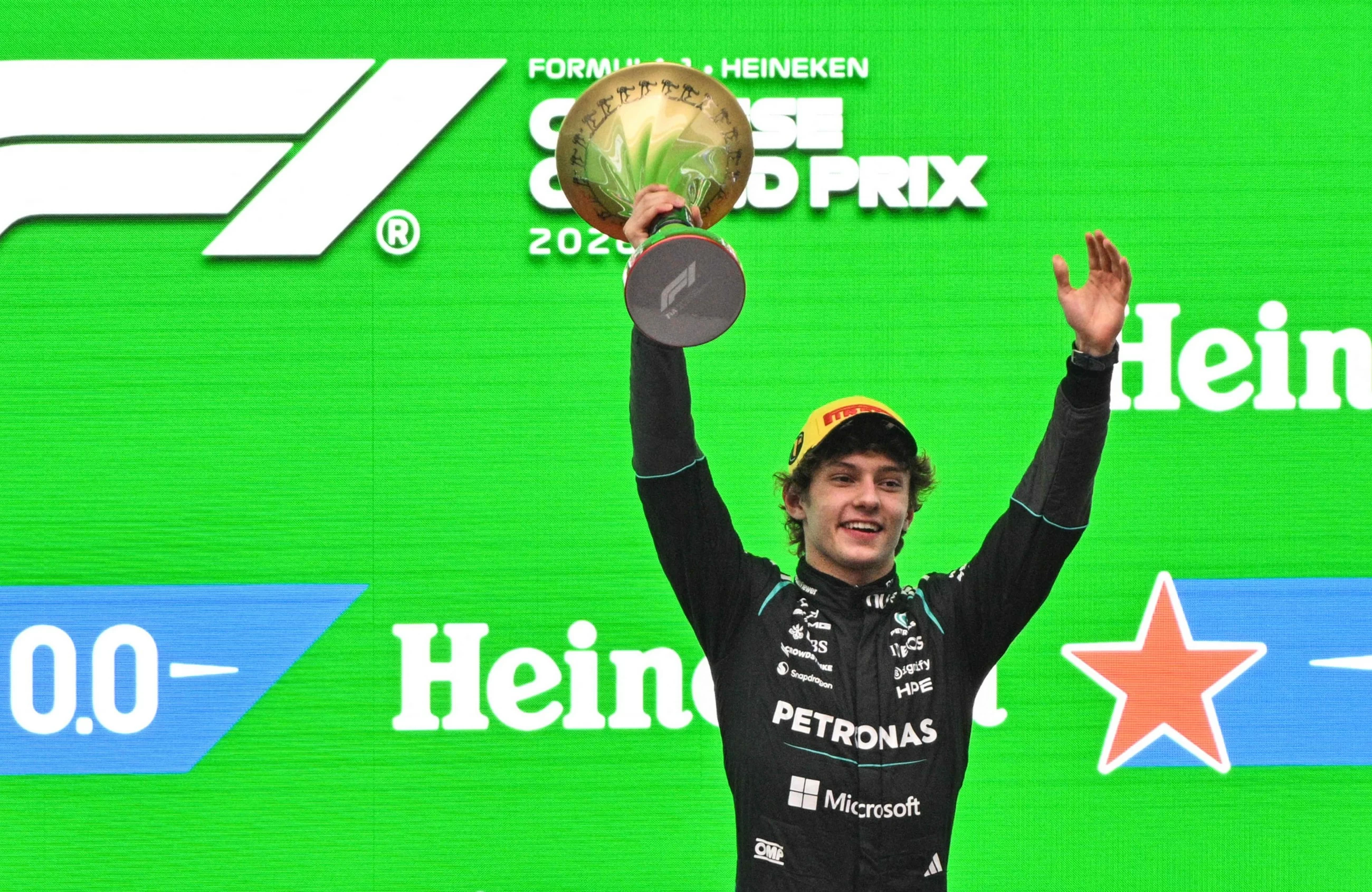 Antonelli claims maiden F1 victory with Mercedes 1-2 in Chinese Grand Prix