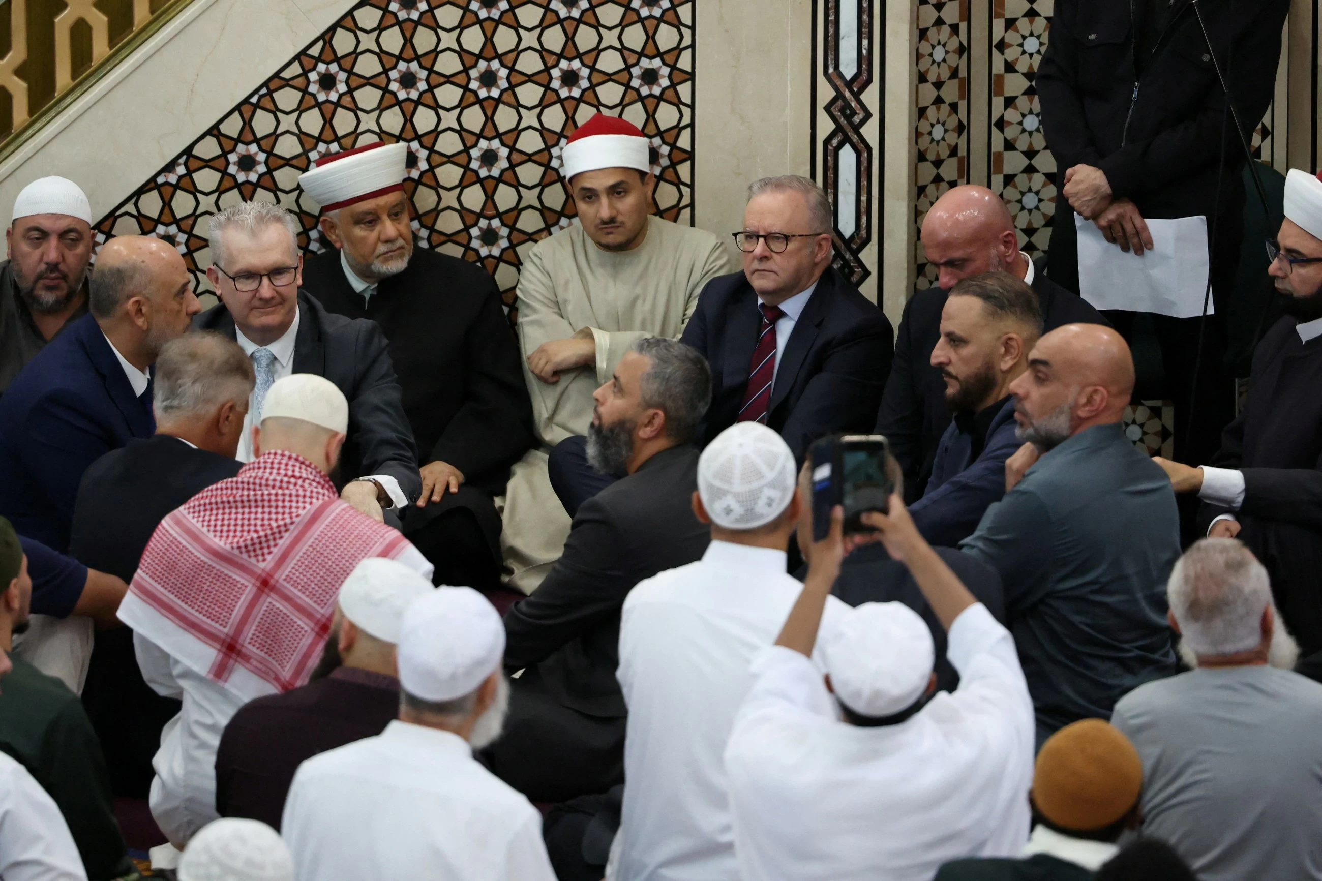 Australian PM Albanese visits nation's largest mosque for Eid prayers, gets heckled over Gaza