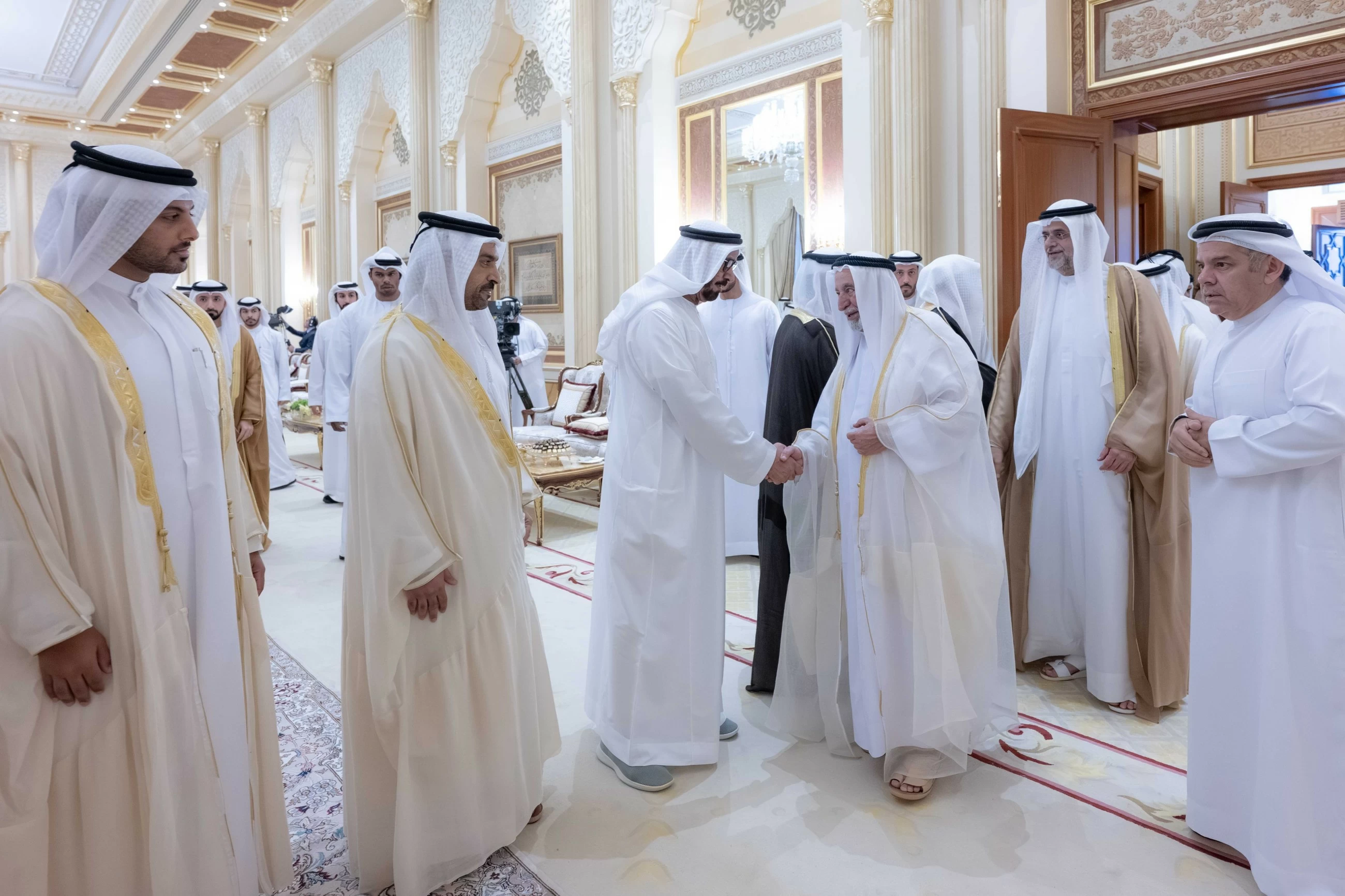 Sheikh Sultan continues to receive Eid Al Fitr well-wishers in Sharjah