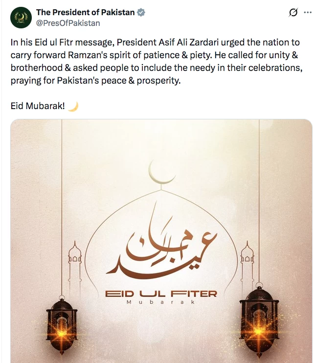 Pakistanis celebrate Eid Al Fitr with religious zeal and spirit of togetherness