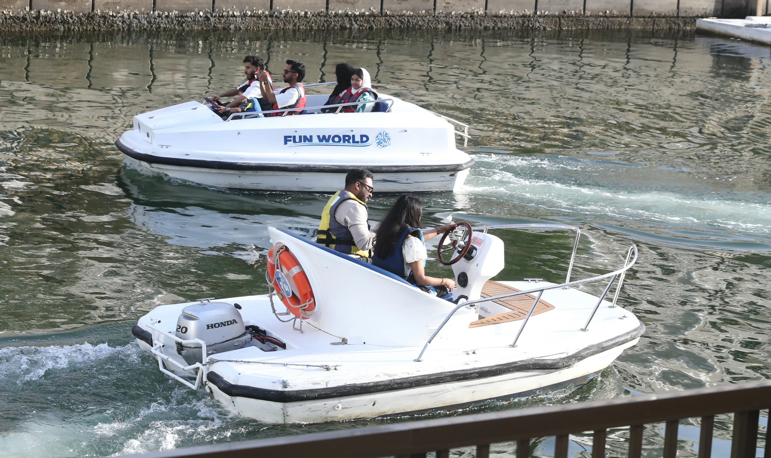 Sharjah's Al Qasba continues to attract huge crowds on 3rd day of Eid Al Fitr