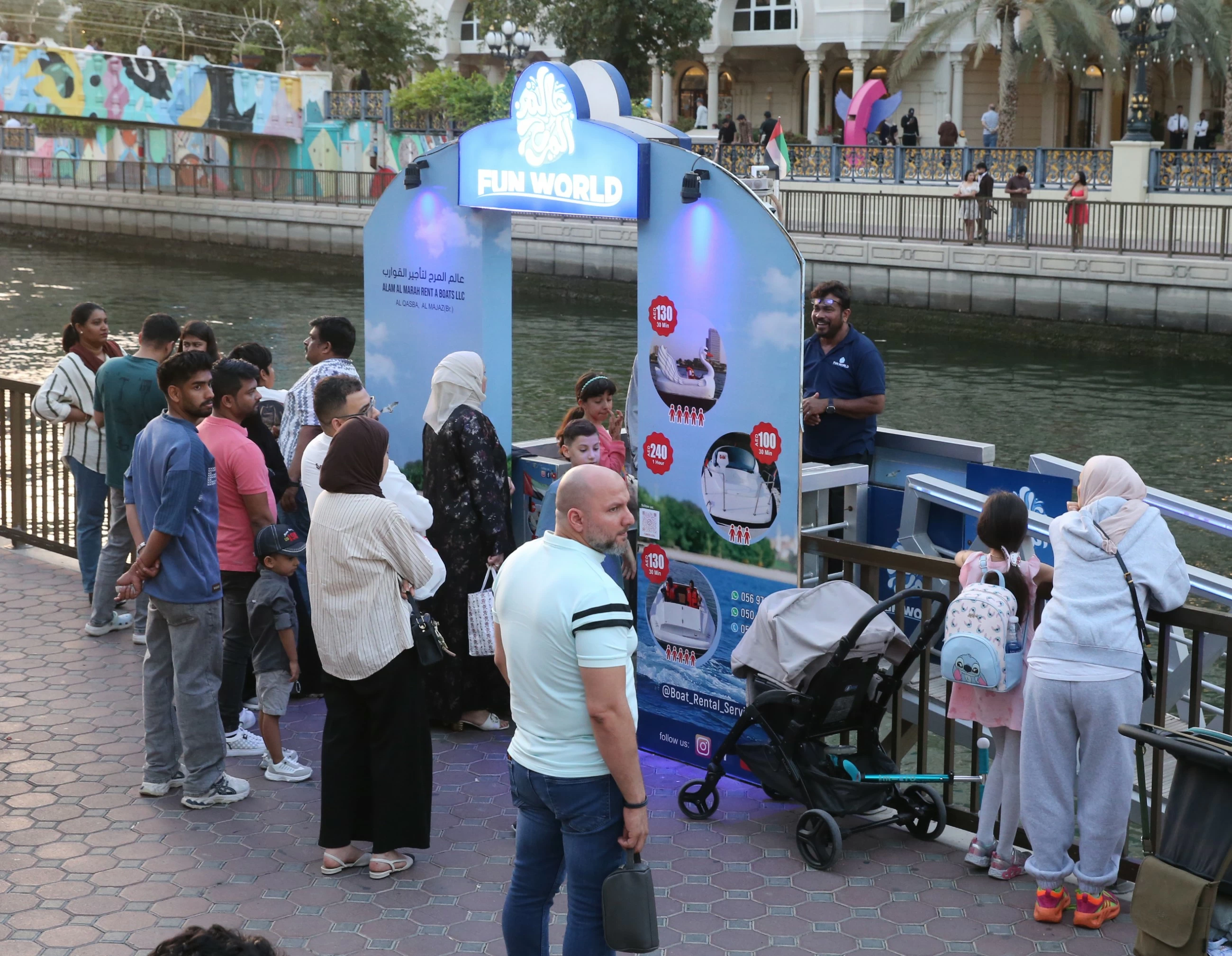 Sharjah's Al Qasba continues to attract huge crowds on 3rd day of Eid Al Fitr