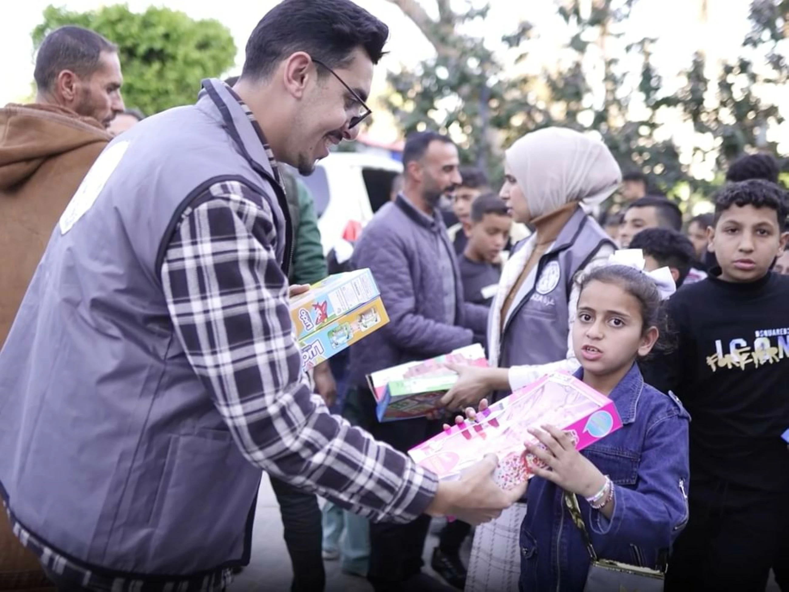 Eid Al-Fitr carnival for children held in Gaza under UAE’s Chivalrous Knight 3
