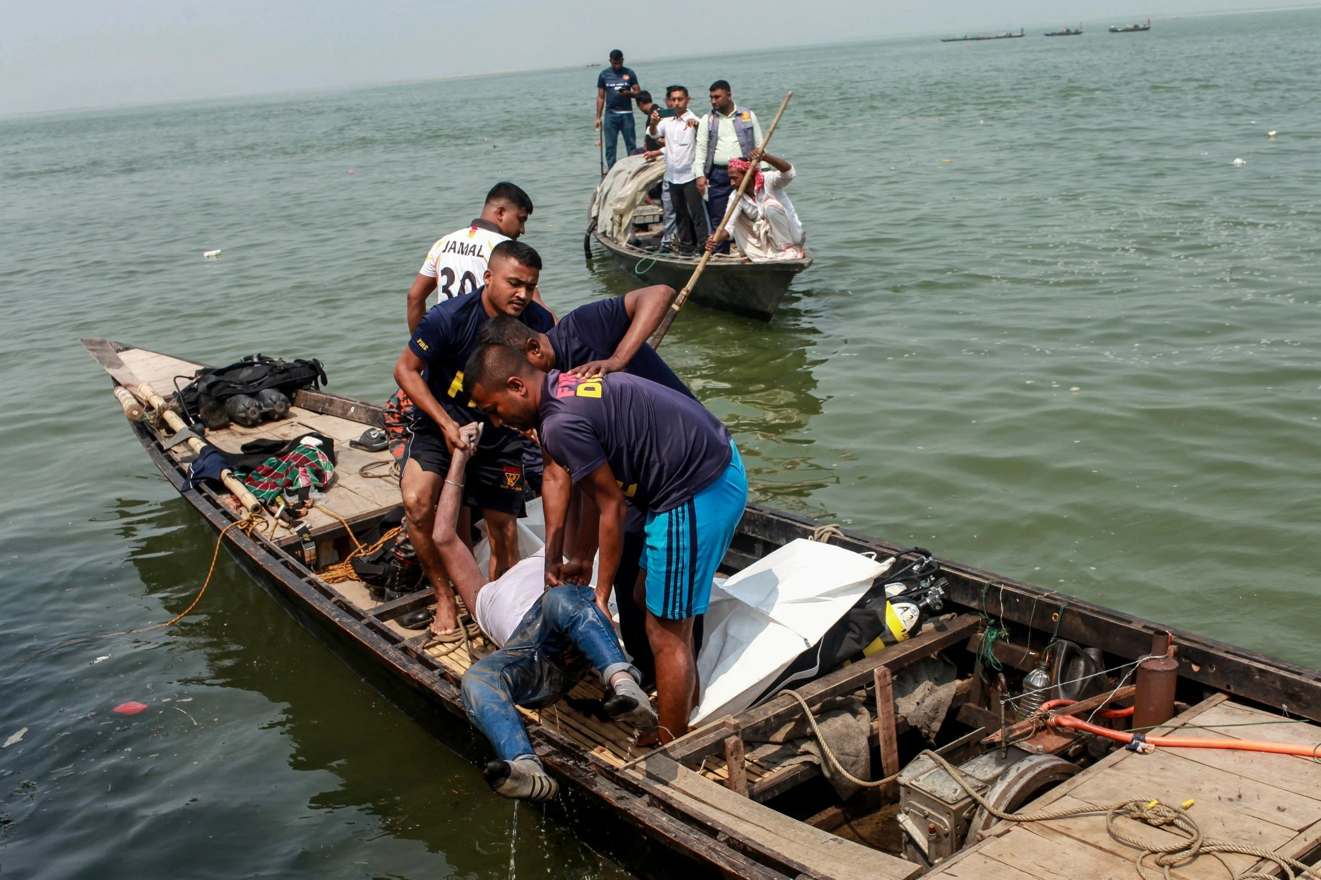 Passenger bus falls into river while boarding ferry in Bangladesh, leaving 24 dead