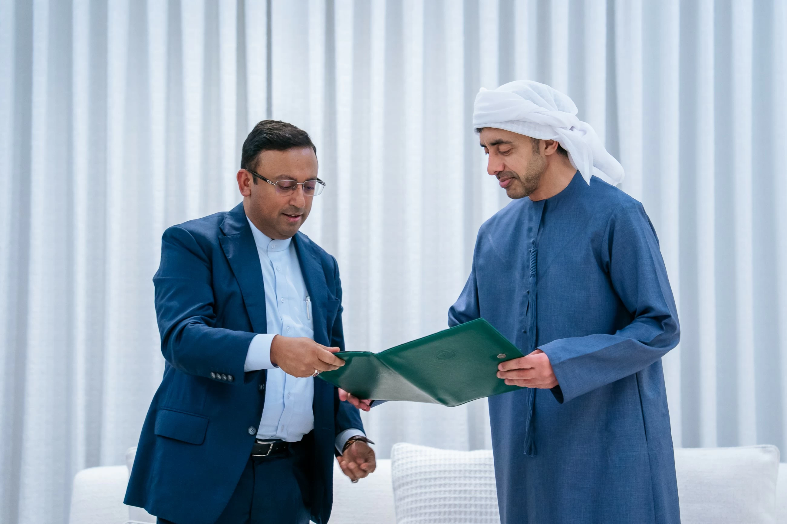 UAE President receives written message from Bangladesh PM