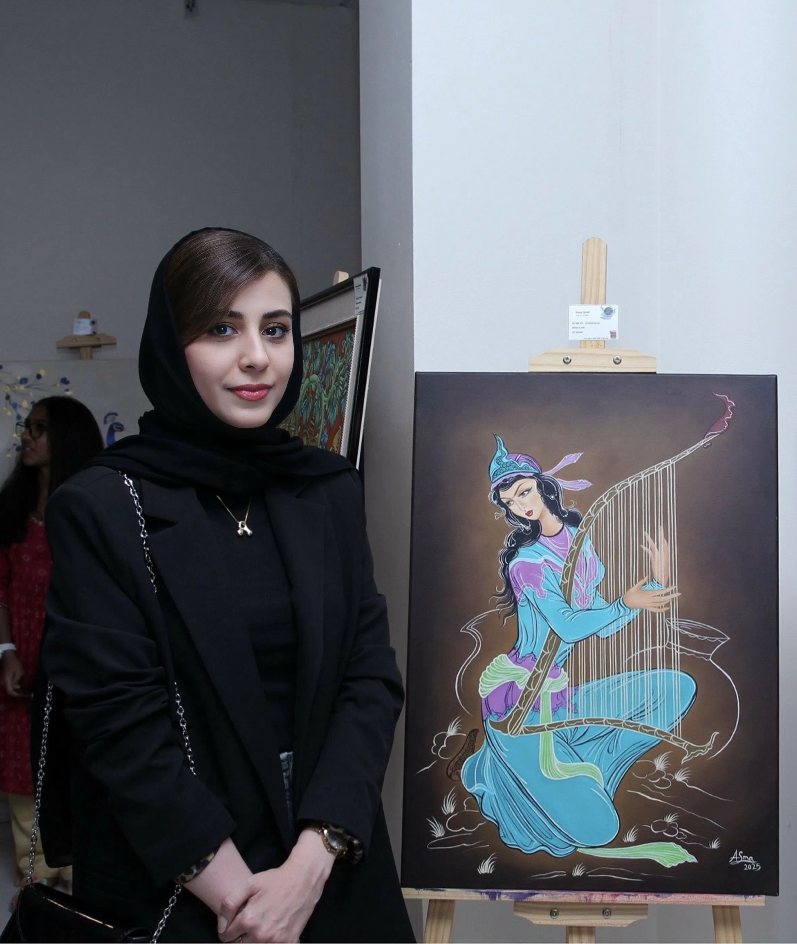 Asma Seyed&rsquo;s art flowers with multiple influences, inspirations and experiences