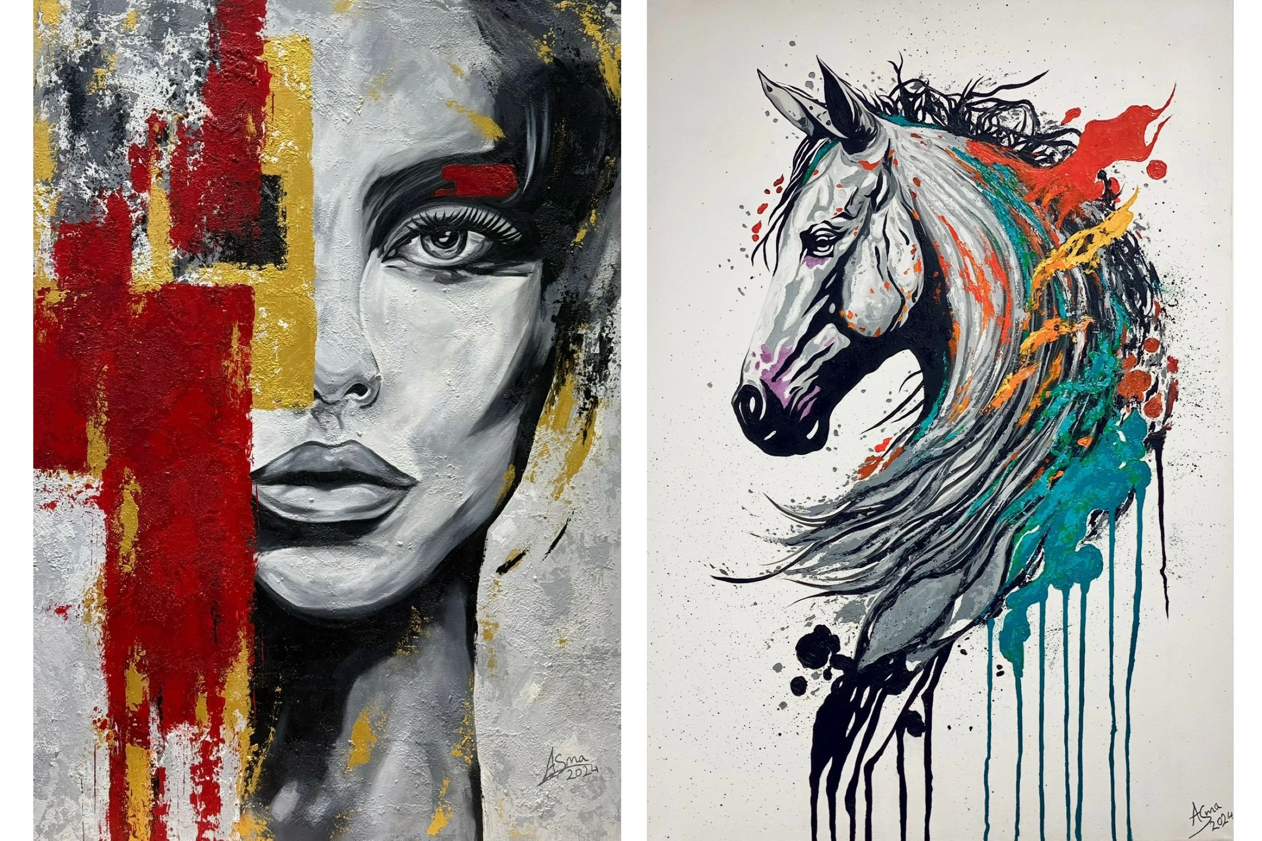 Asma Seyed&rsquo;s art flowers with multiple influences, inspirations and experiences