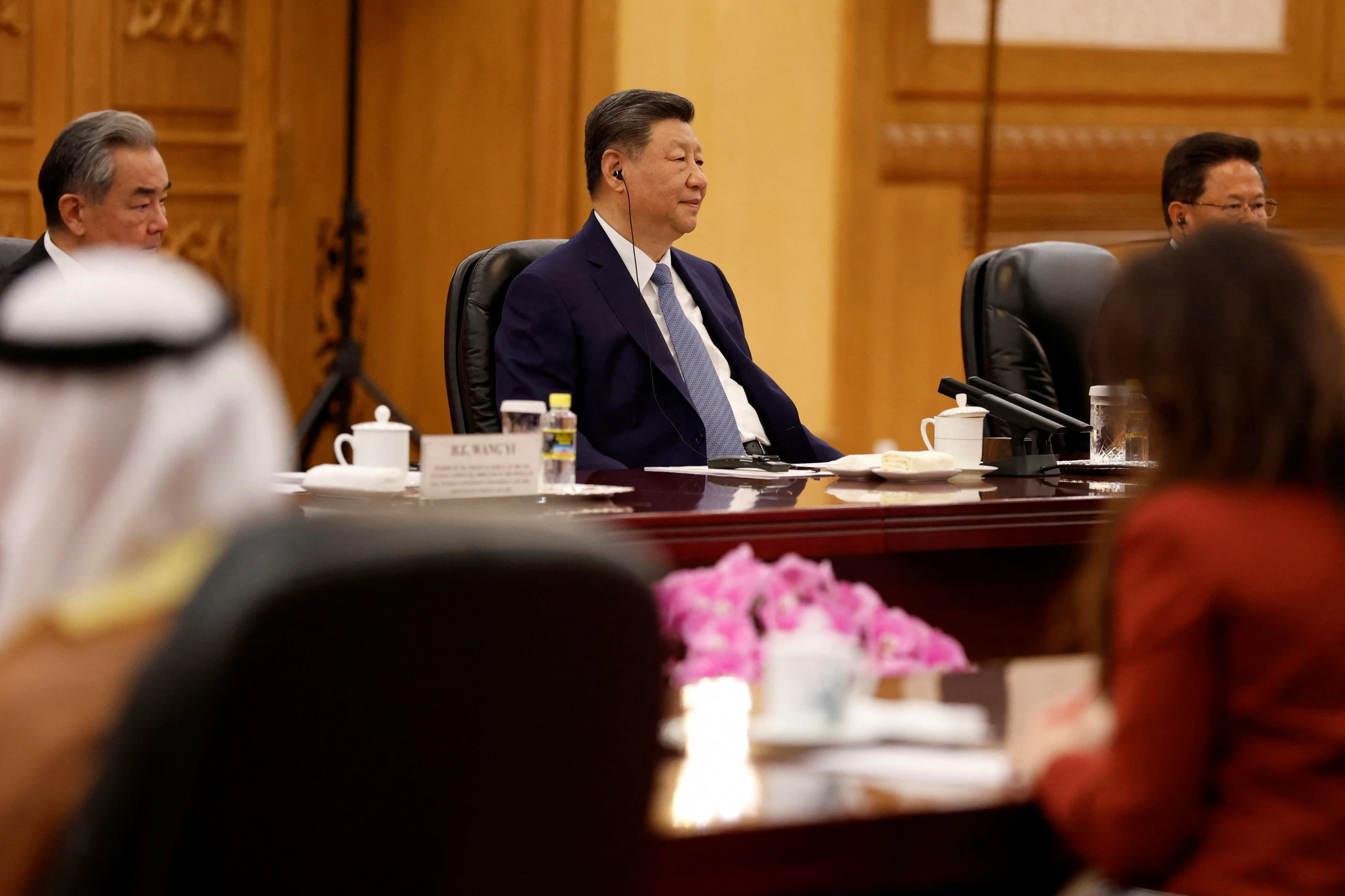 Sheikh Khaled meets President Xi ⁠in Beijing