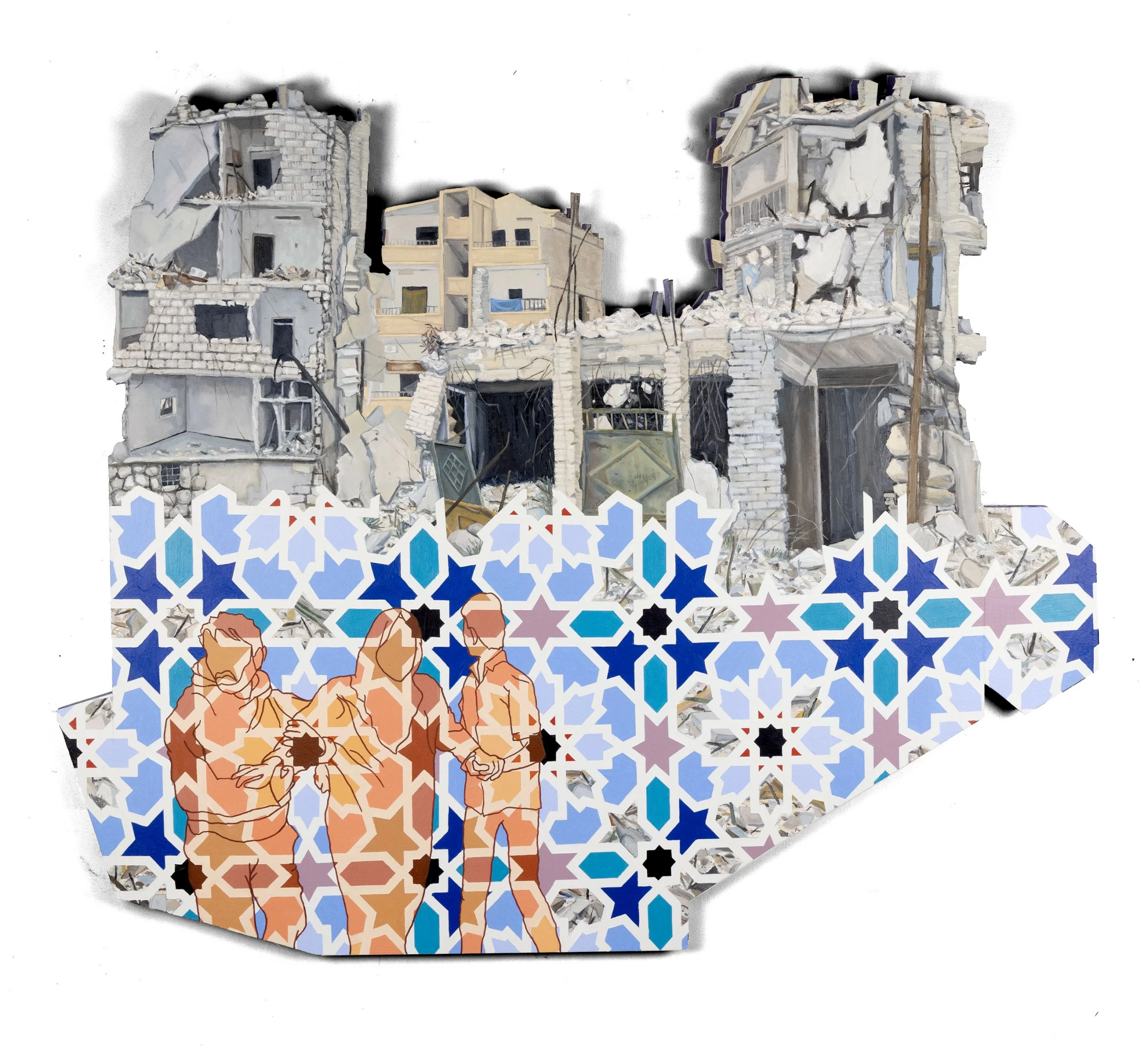 Fallen but standing: Artbooth presents David Najib Kasir at its NYC debut fair